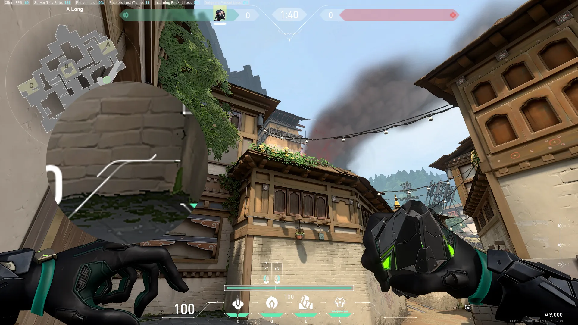 Viper Poison Cloud on Haven Attack Site A — step 2 of 3: Aim — line up the shot