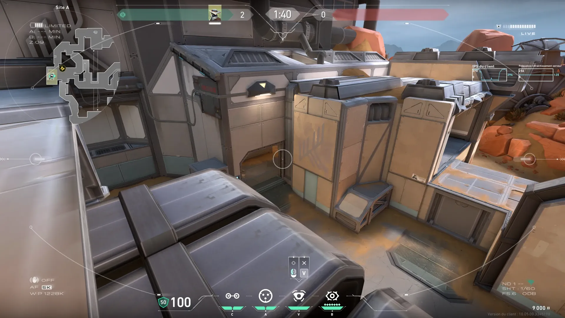 Cypher Spycam on Fracture Defense Site A — step 3 of 4: Aim — line up the shot