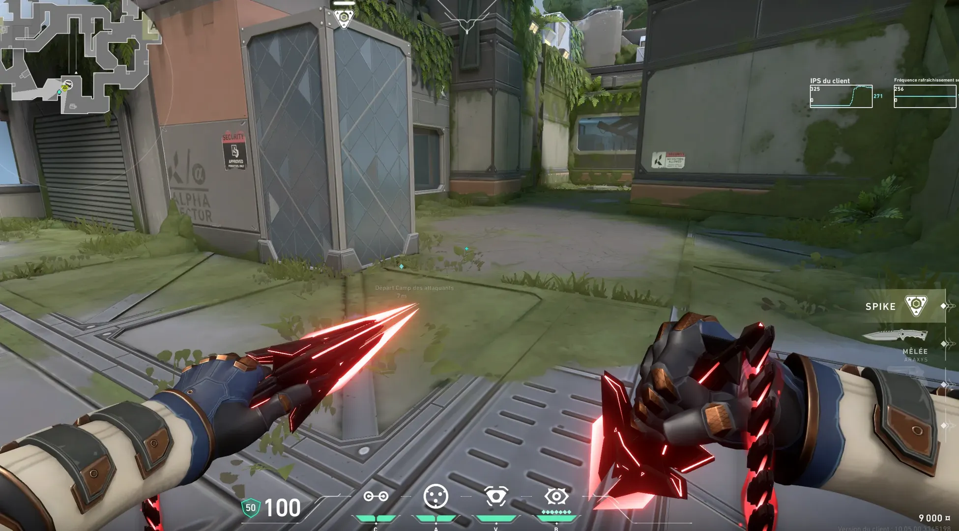 Cypher Trapwire on Fracture Attack Mid — step 5 of 7: Aim — line up the shot