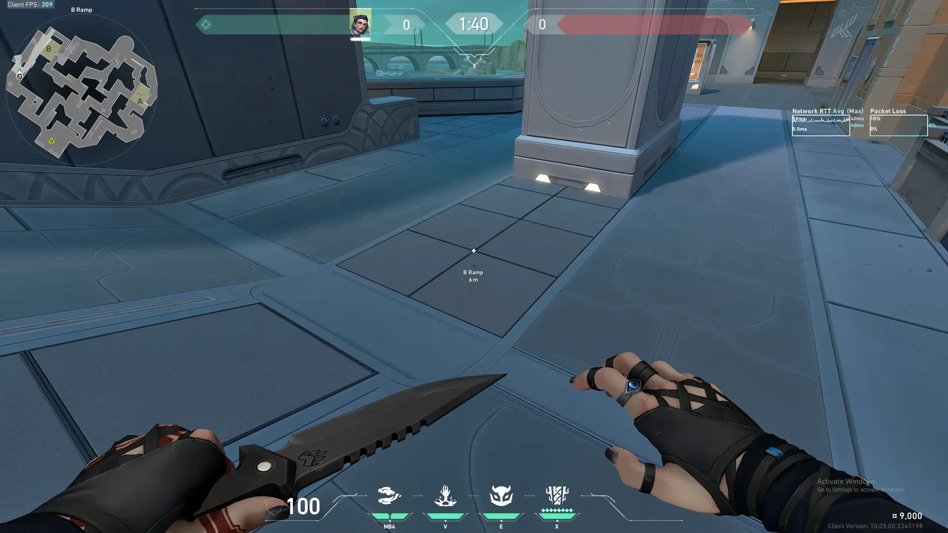 Fade Haunt on Pearl Attack Site B — step 1 of 3: Position — where to stand