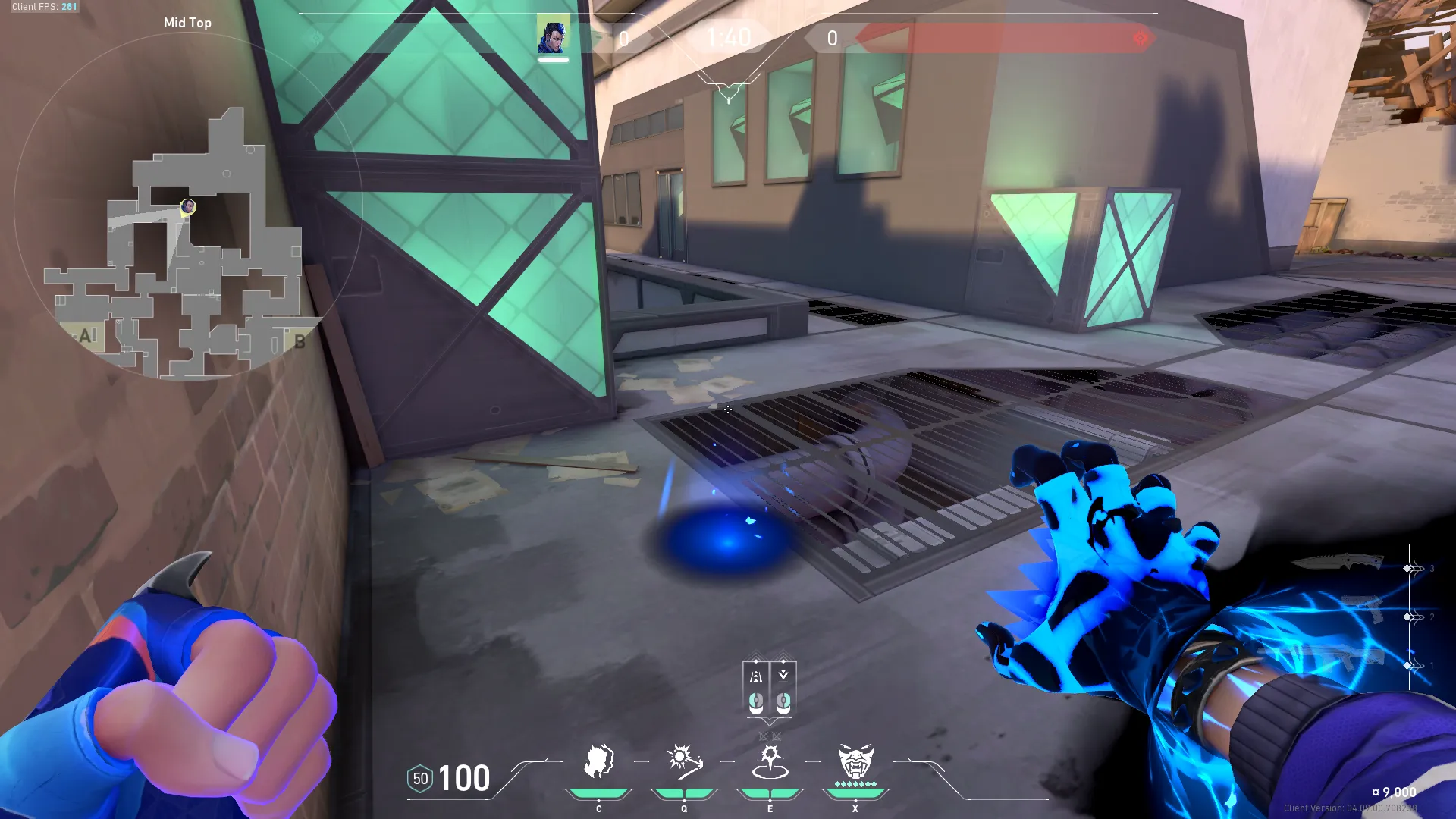Yoru Gatecrash on Ascent Attack Site A — step 2 of 3: Aim — line up the shot
