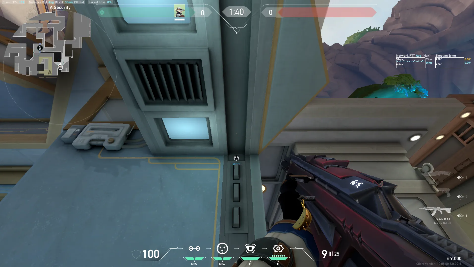 Cypher Cyber Cage on Abyss Defense Site A — step 3 of 5: Aim — line up the shot