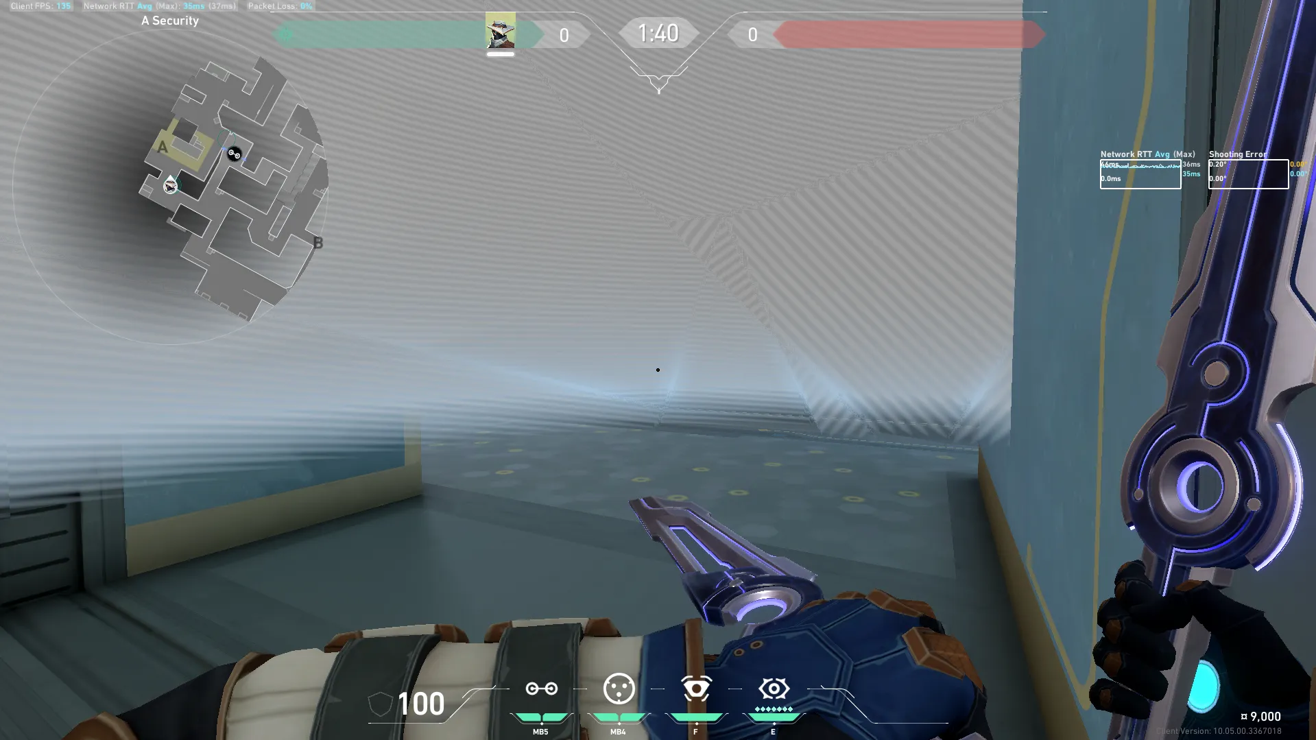 Cypher Cyber Cage on Abyss Defense Site A — step 4 of 5: Aim — line up the shot