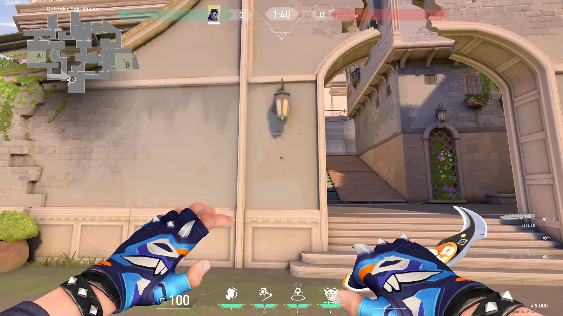 Yoru Gatecrash on Ascent Defense Site B — step 1 of 3: Position — where to stand