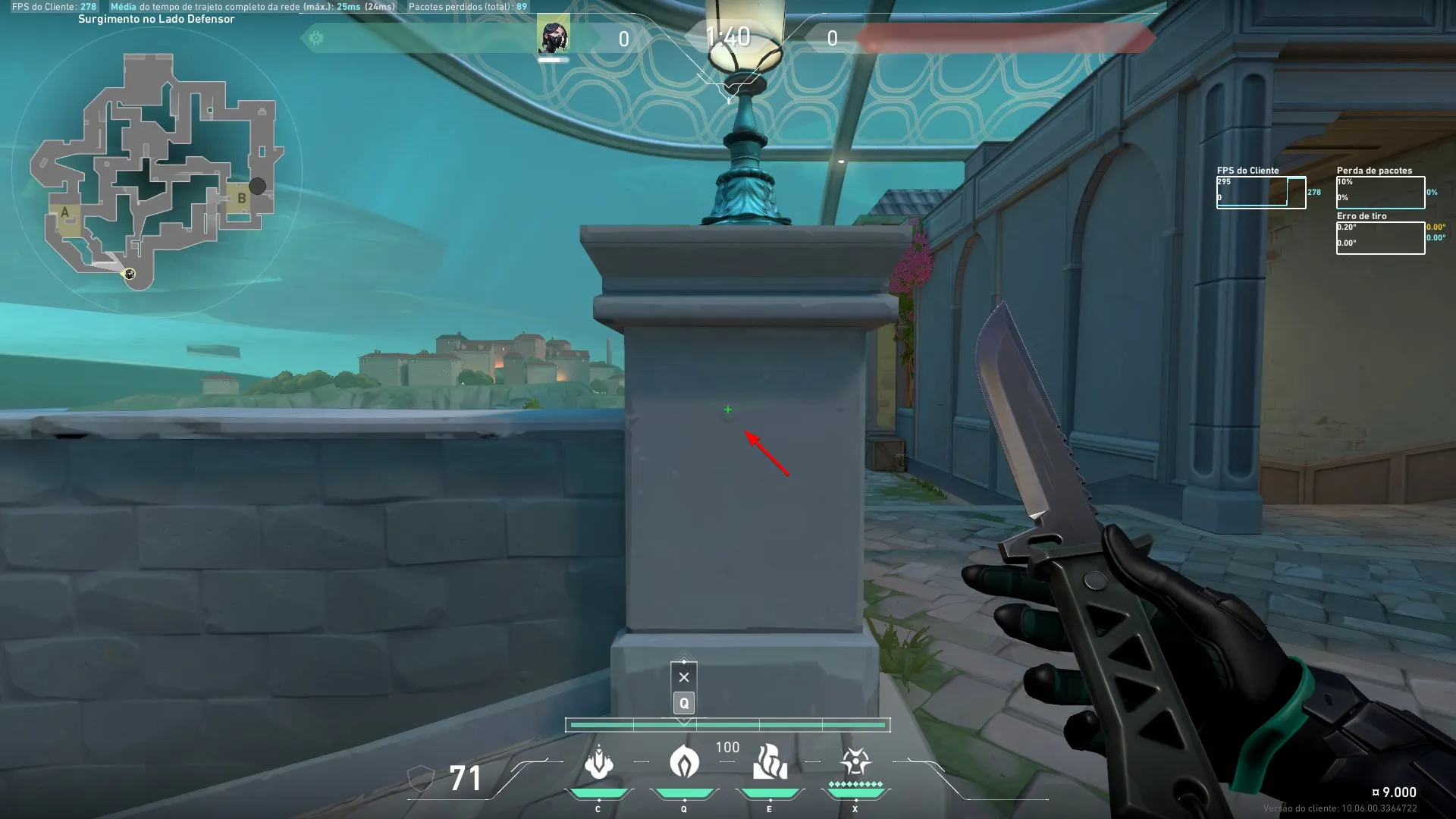 Viper Poison Cloud on Pearl Defense Site B — step 1 of 3: Position — where to stand