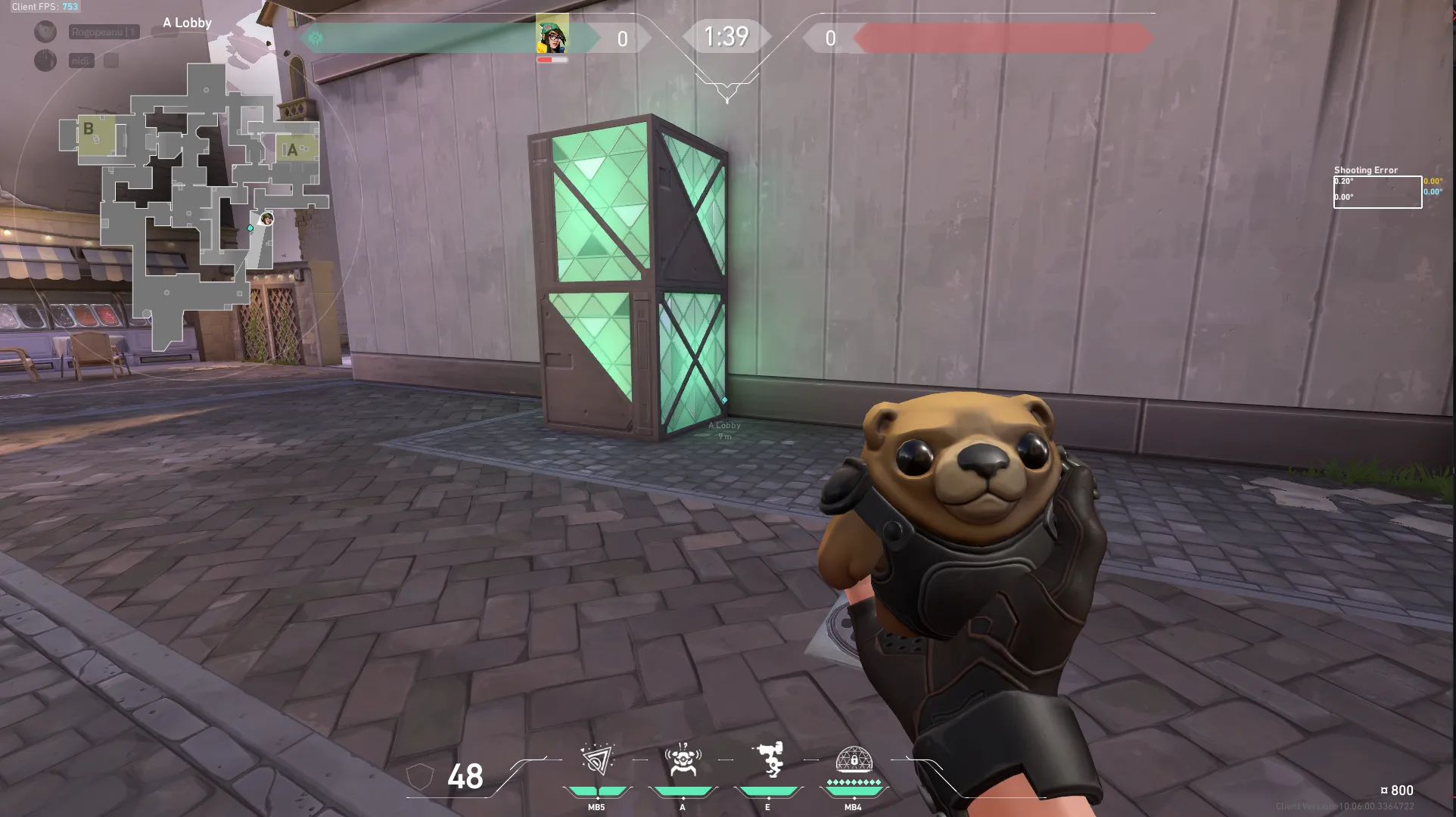 Killjoy Nanoswarm on Ascent Attack Site A — step 1 of 3: Position — where to stand