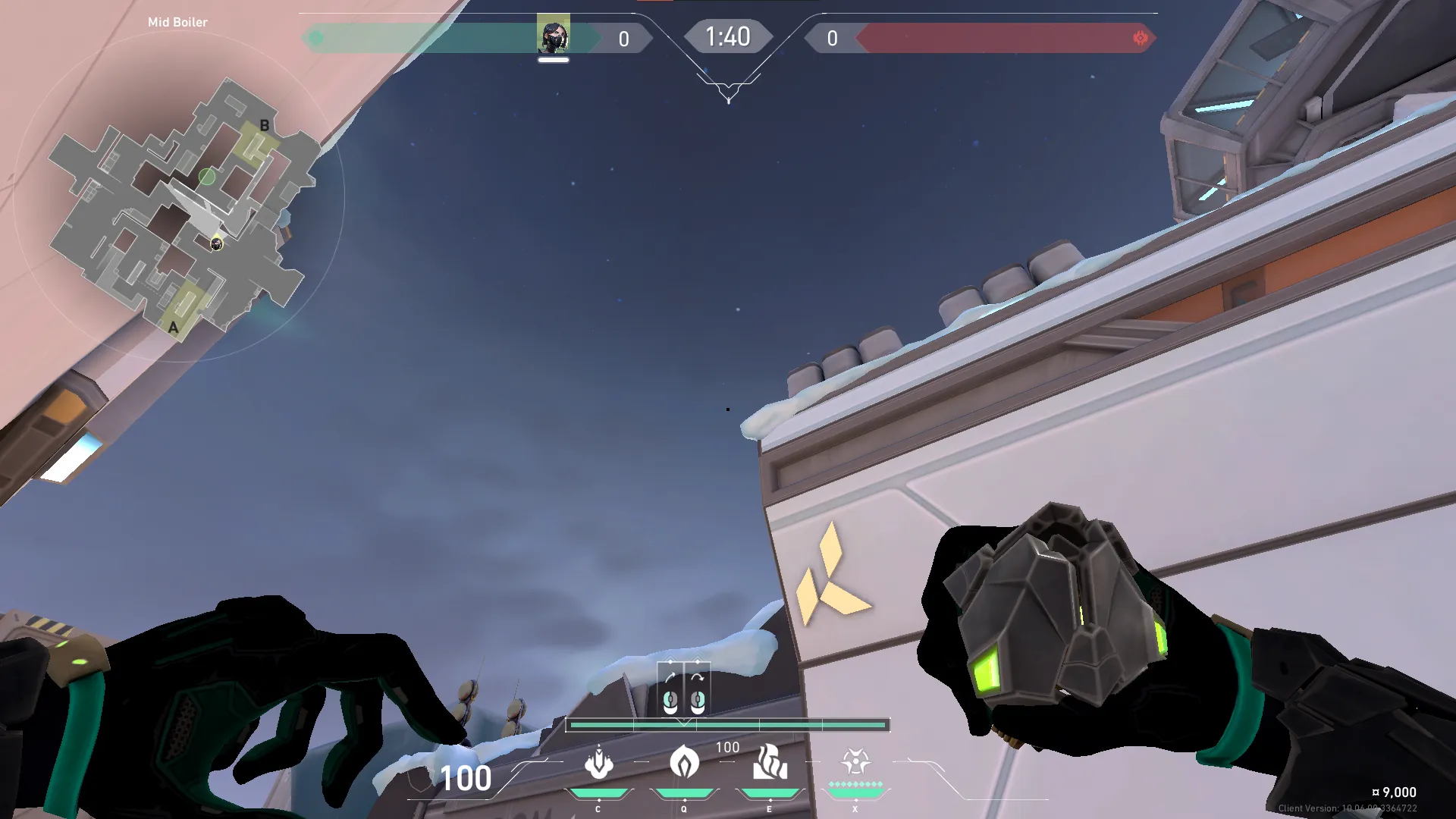 Viper Poison Cloud on Icebox Defense Site B — step 2 of 4: Aim — line up the shot
