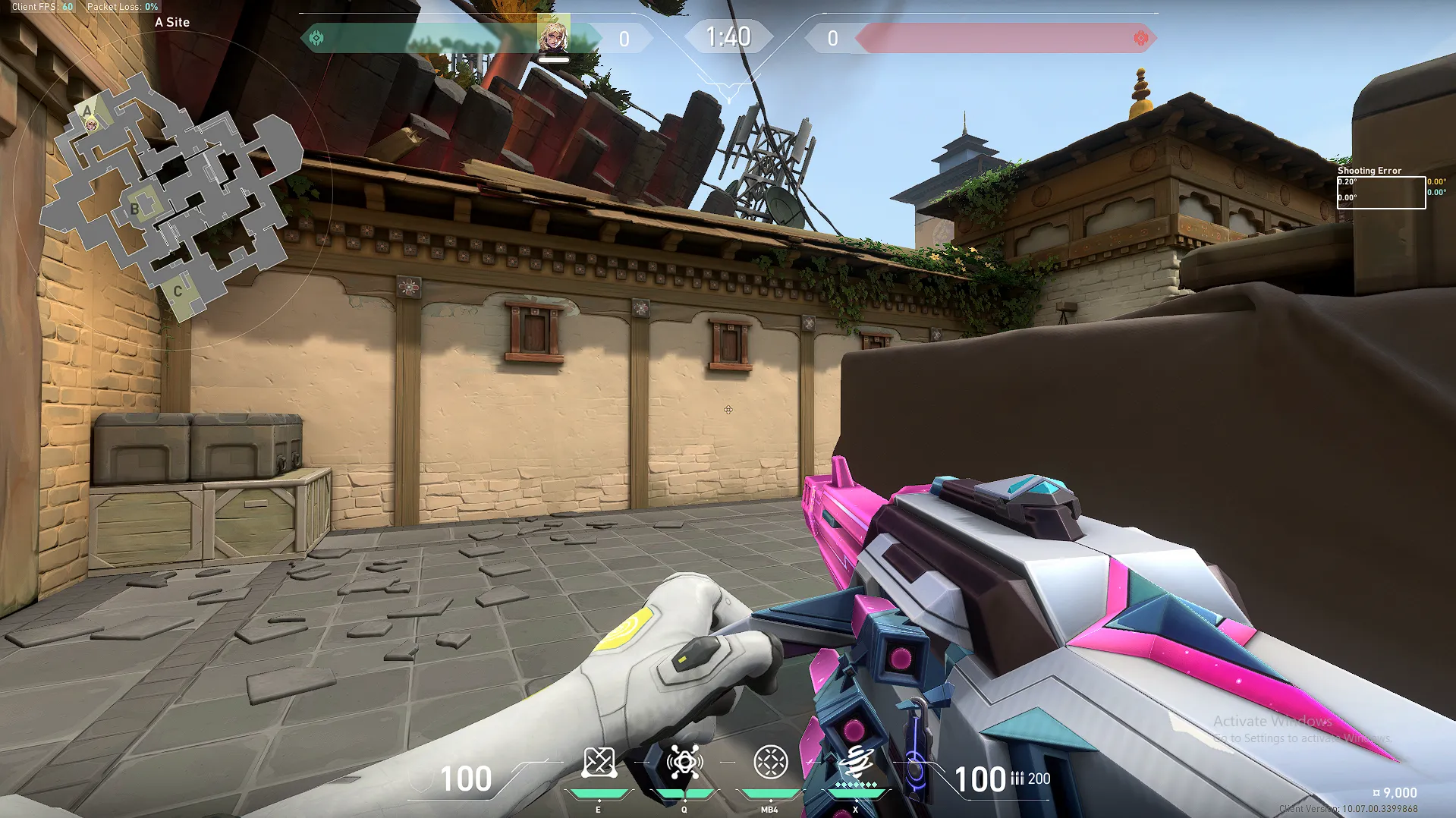 Deadlock Annihilation on Haven Defense Site A — step 2 of 3: Aim — line up the shot