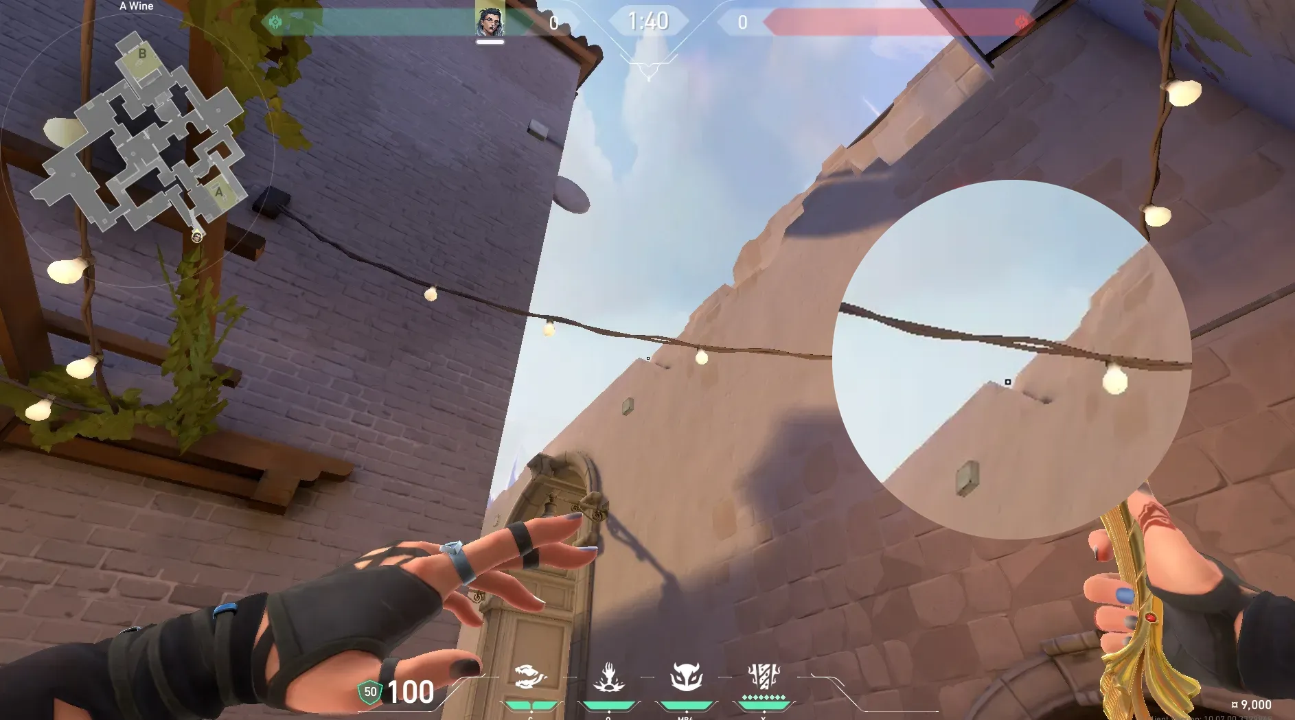 Fade Haunt on Ascent Attack Site A — step 2 of 3: Aim — line up the shot