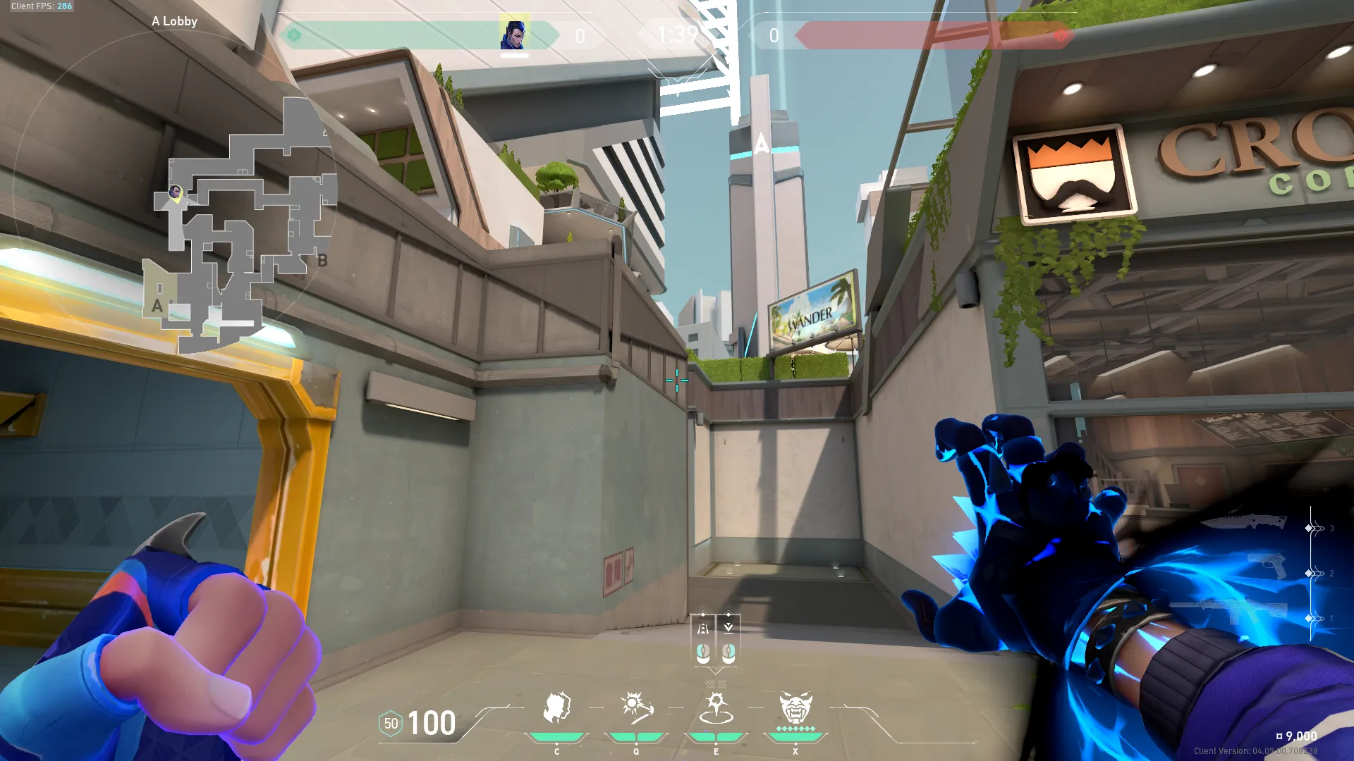 Yoru Gatecrash on Split Attack Site A — step 2 of 3: Aim — line up the shot