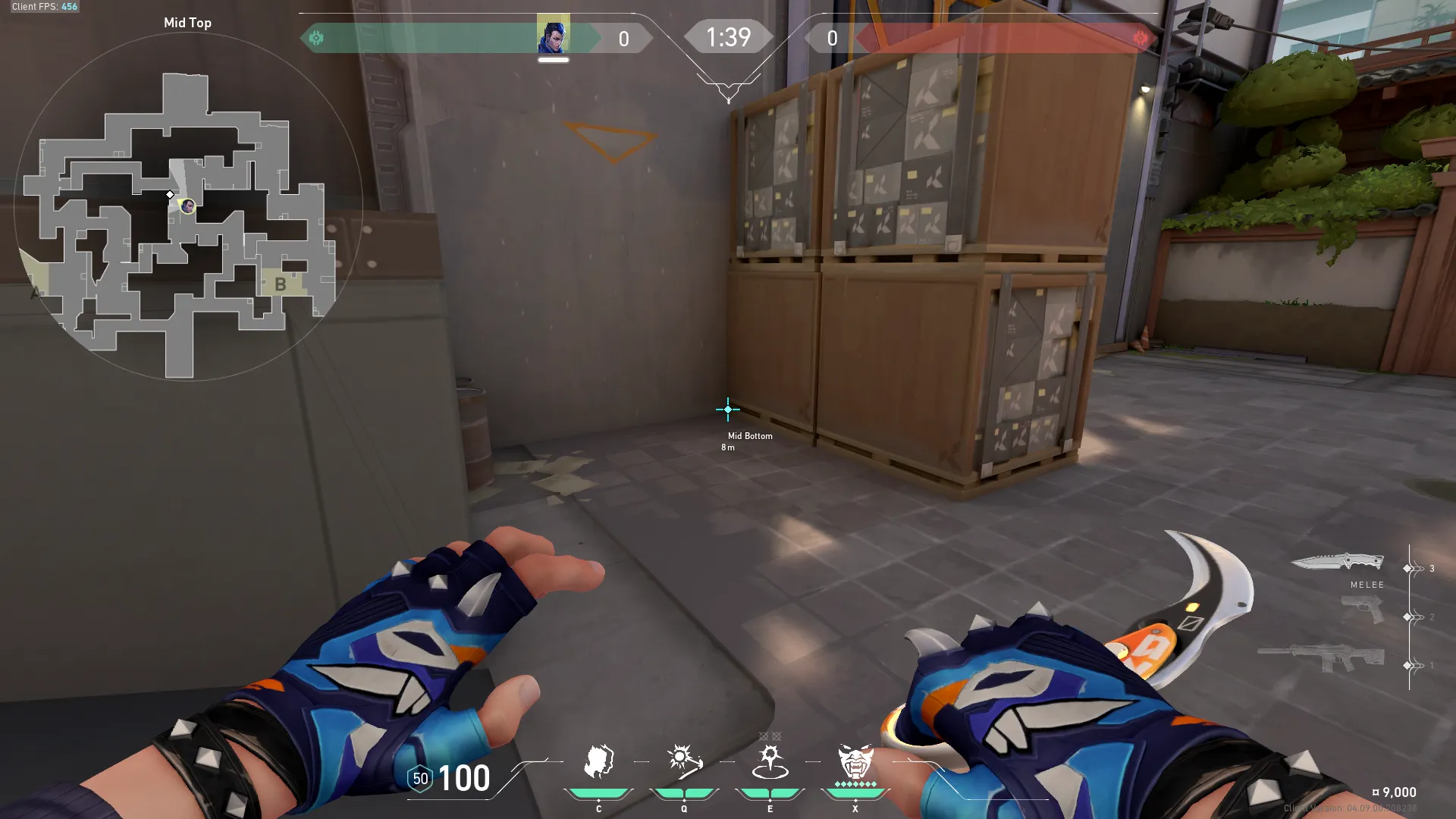 Yoru Gatecrash on Split Attack Site B — step 1 of 3: Position — where to stand