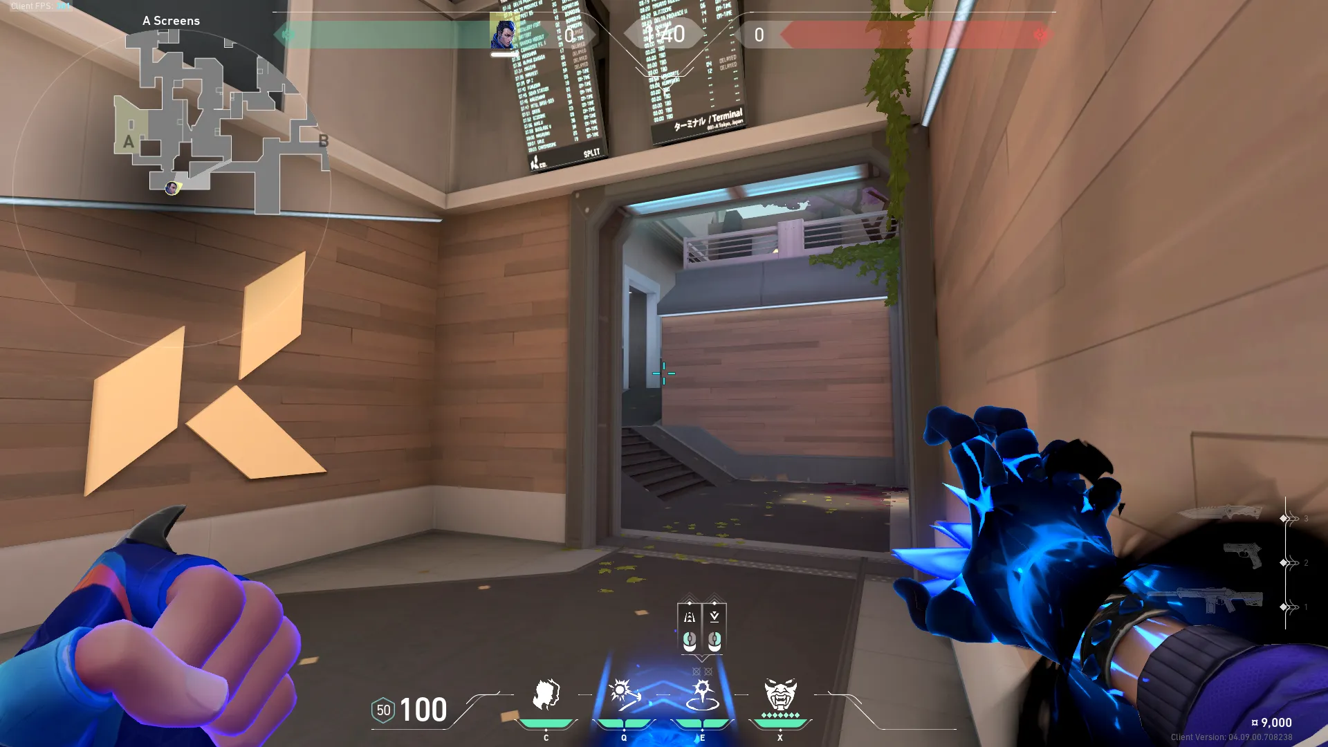 Yoru Gatecrash on Split Defense Site B — step 2 of 3: Aim — line up the shot