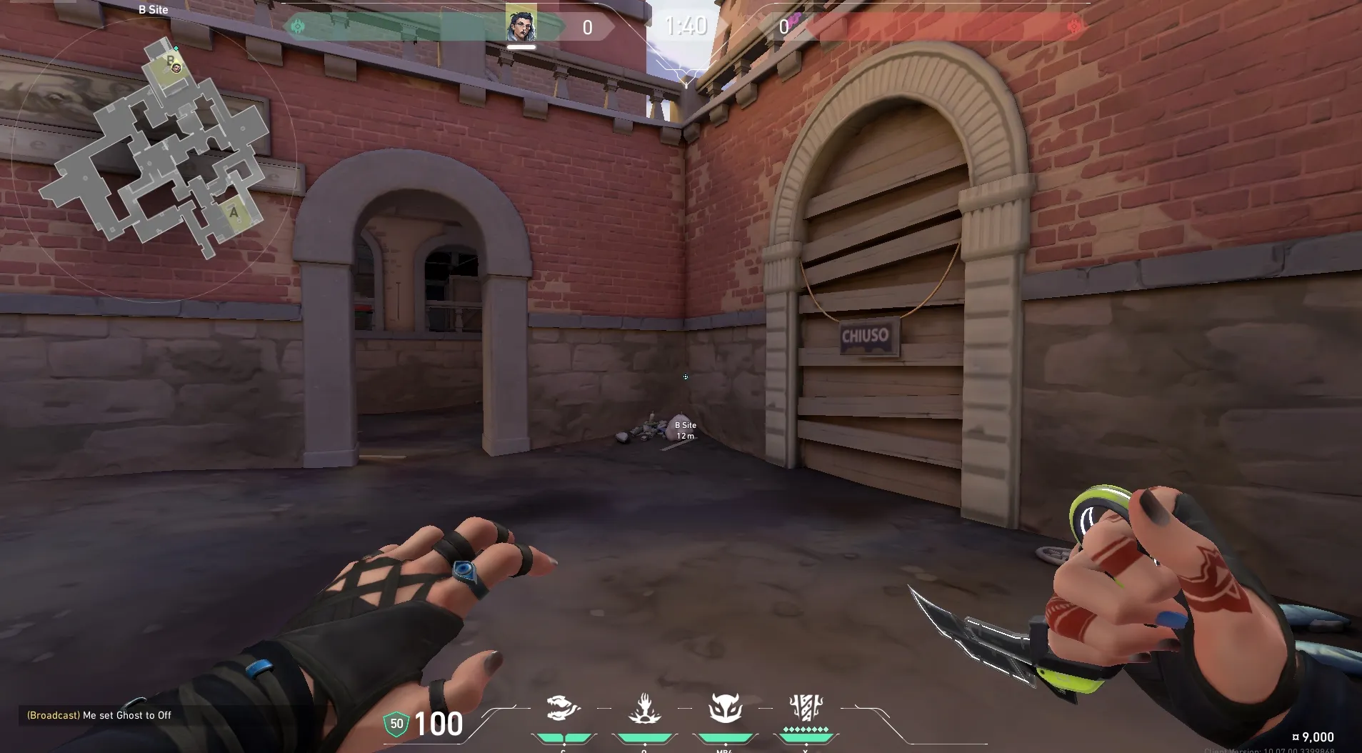 Fade Haunt on Ascent Defense Site B — step 1 of 3: Position — where to stand