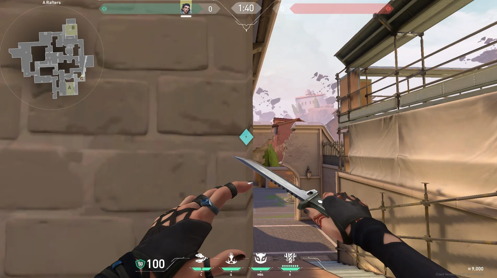 Fade Haunt on Ascent Defense Site A — step 2 of 4: Aim — line up the shot