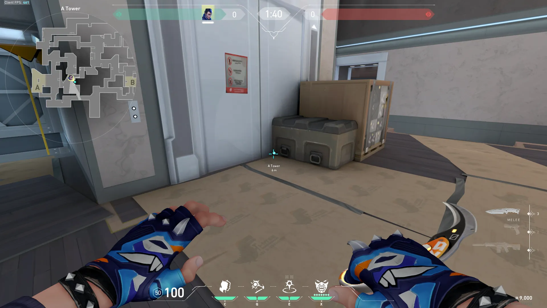 Yoru Gatecrash on Split Defense Site A — step 1 of 3: Position — where to stand