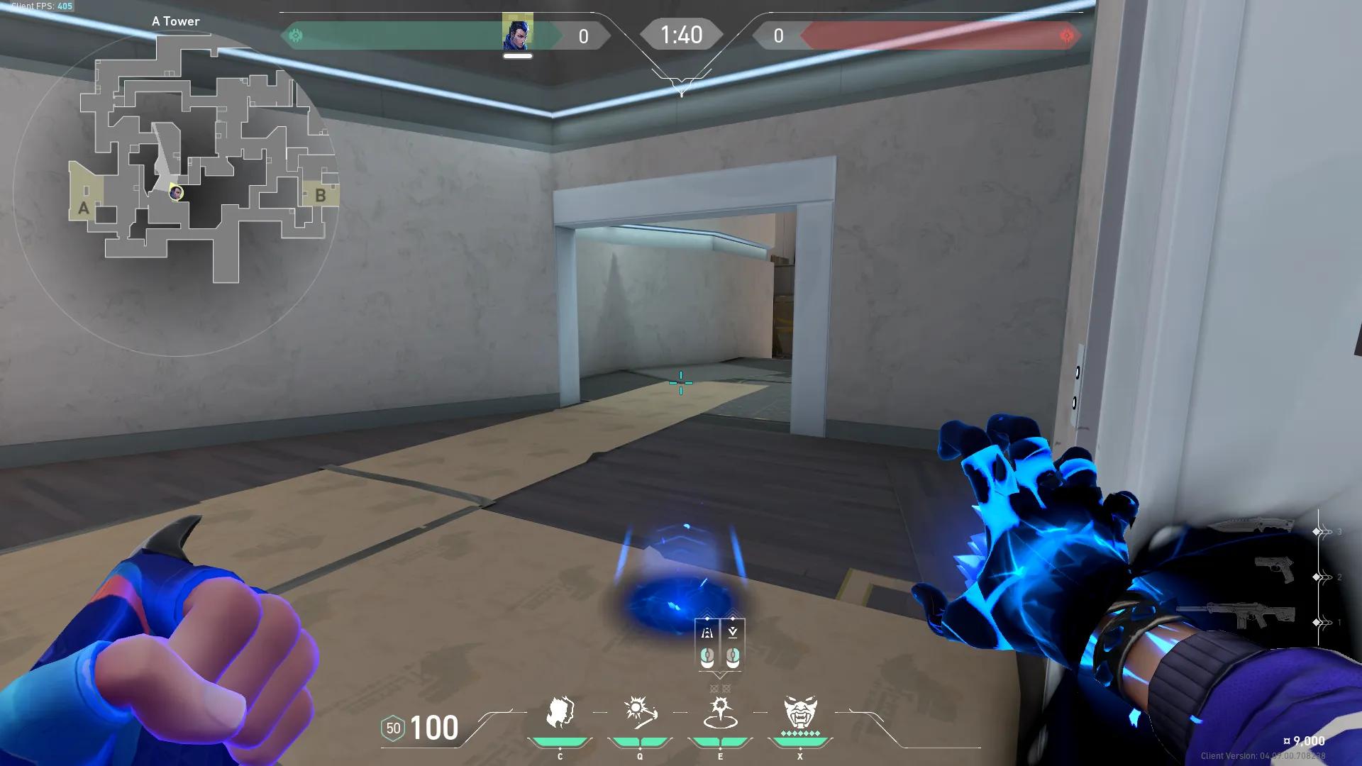 Yoru Gatecrash on Split Defense Site A — step 2 of 3: Aim — line up the shot