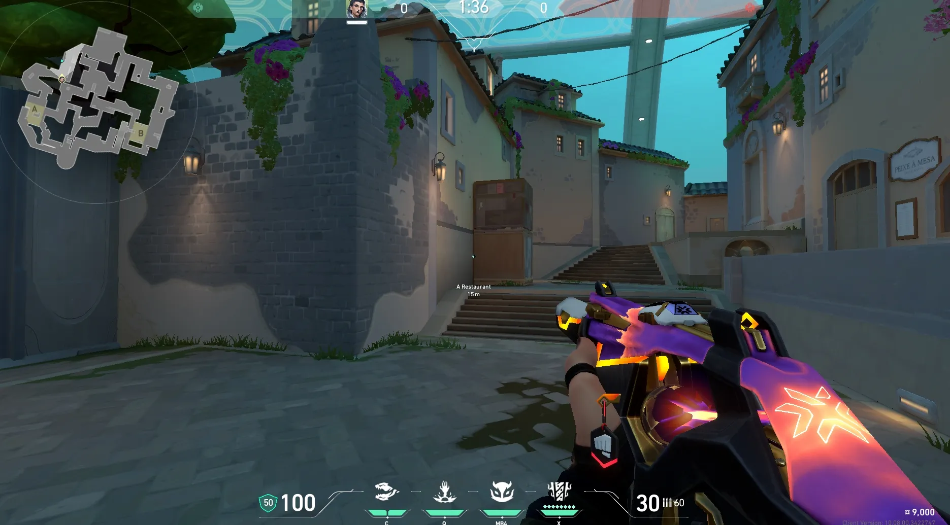 Fade Haunt on Pearl Attack Site A — step 1 of 3: Position — where to stand