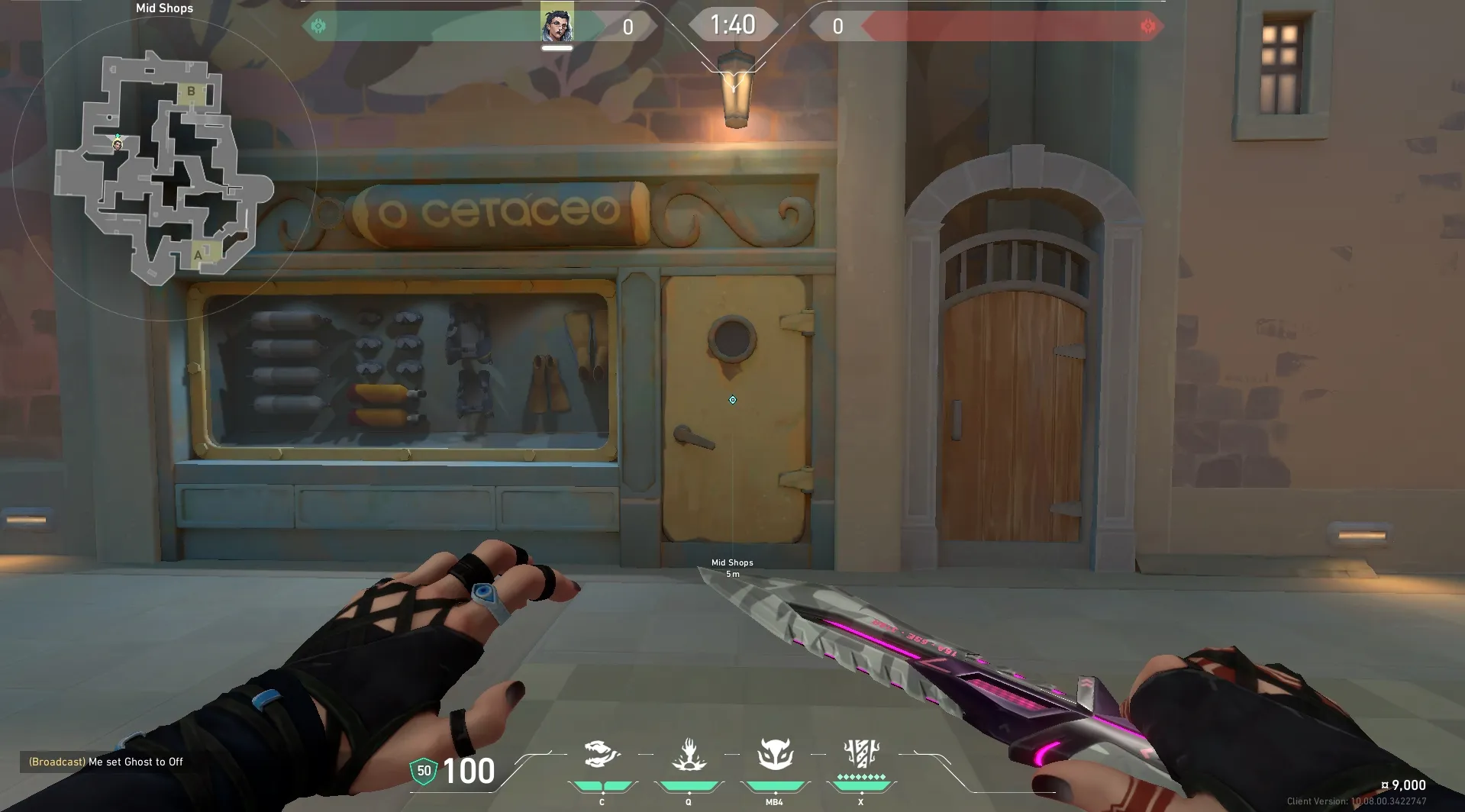 Fade Haunt on Pearl Attack Mid — step 1 of 4: Position — where to stand