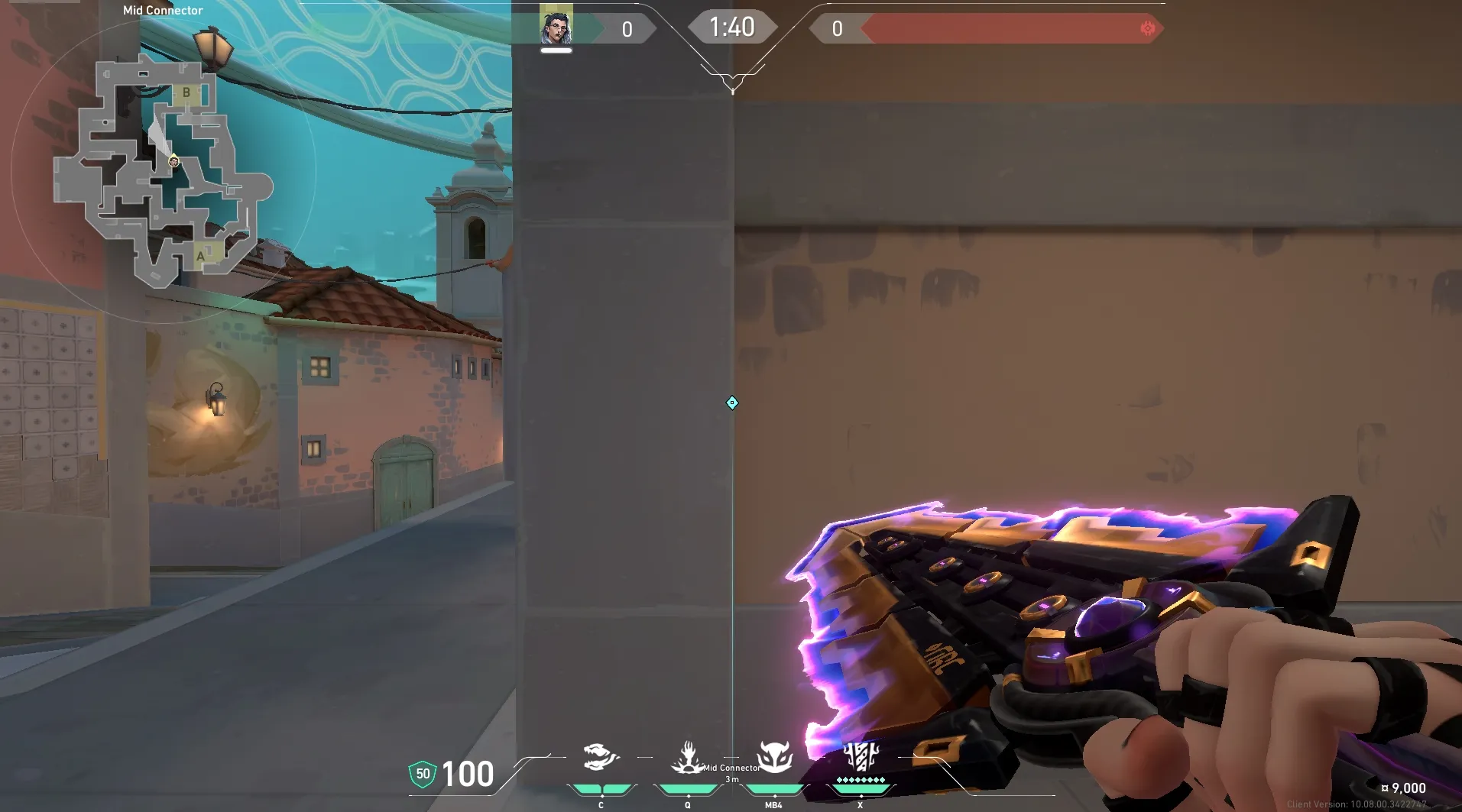 Fade Haunt on Pearl Defense Mid — step 1 of 4: Position — where to stand