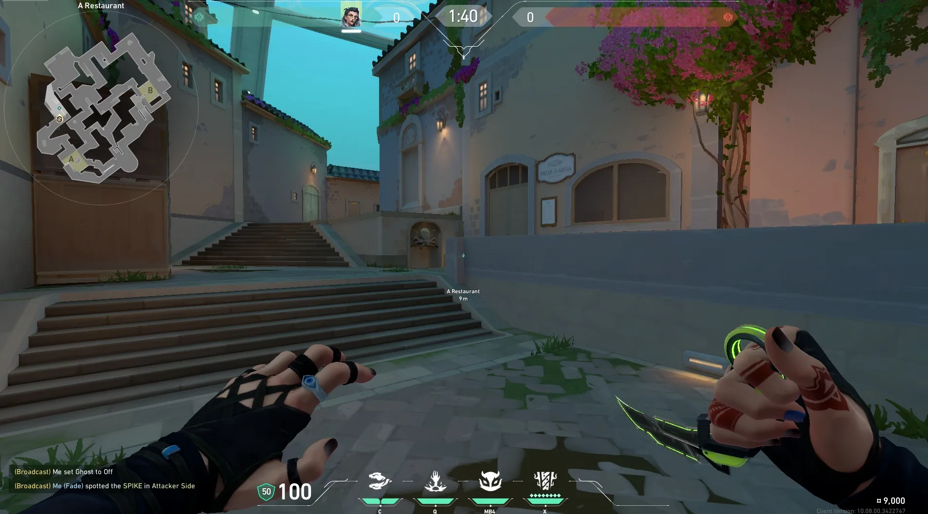 Fade Haunt on Pearl Attack Site A — step 1 of 4: Position — where to stand