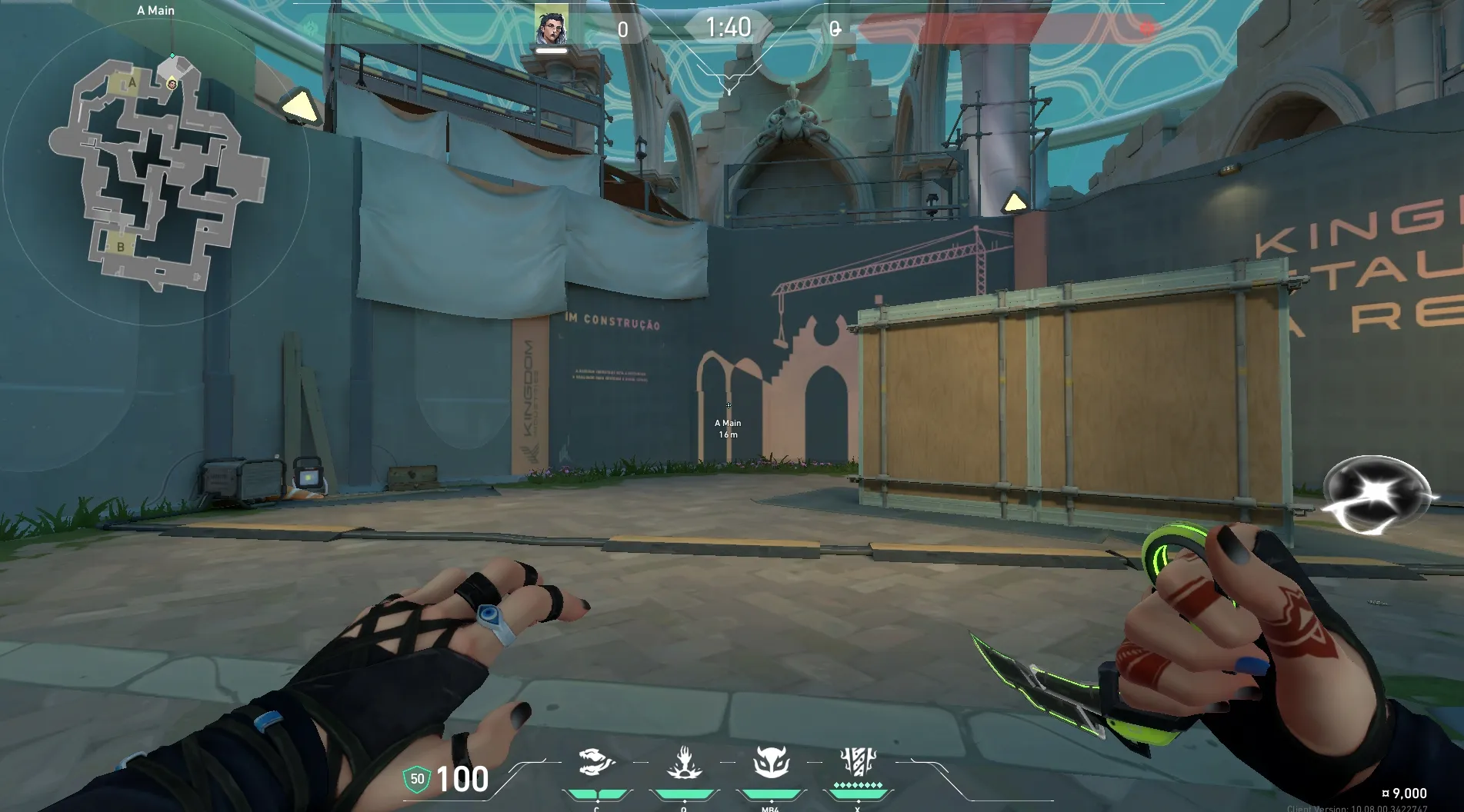 Fade Haunt on Pearl Attack Site A — step 1 of 5: Position — where to stand