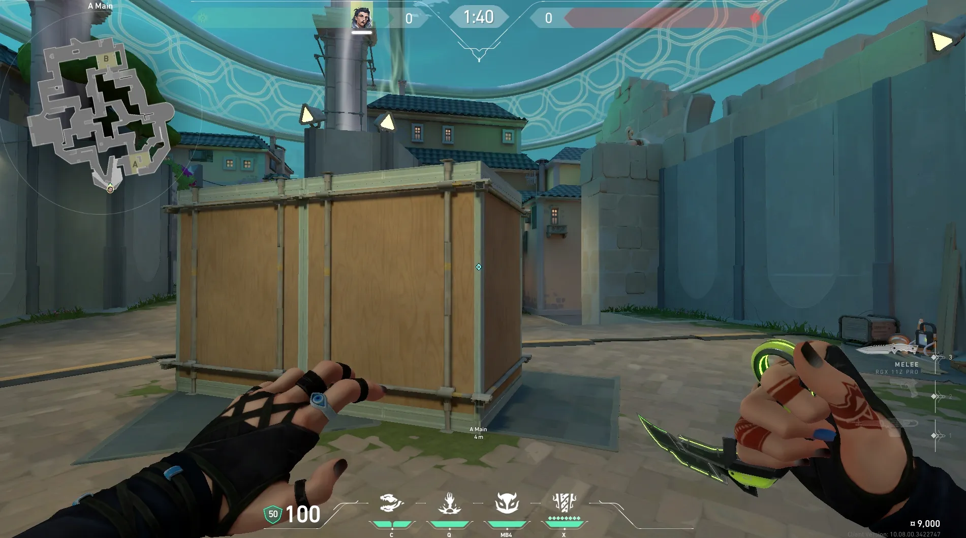 Fade Haunt on Pearl Attack Site A — step 1 of 3: Position — where to stand