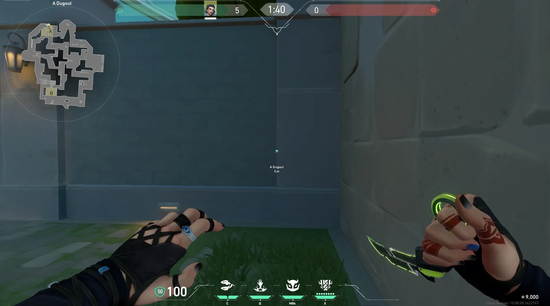A Dugout to A Link Roof [wallbang] — Fade lineup on Pearl