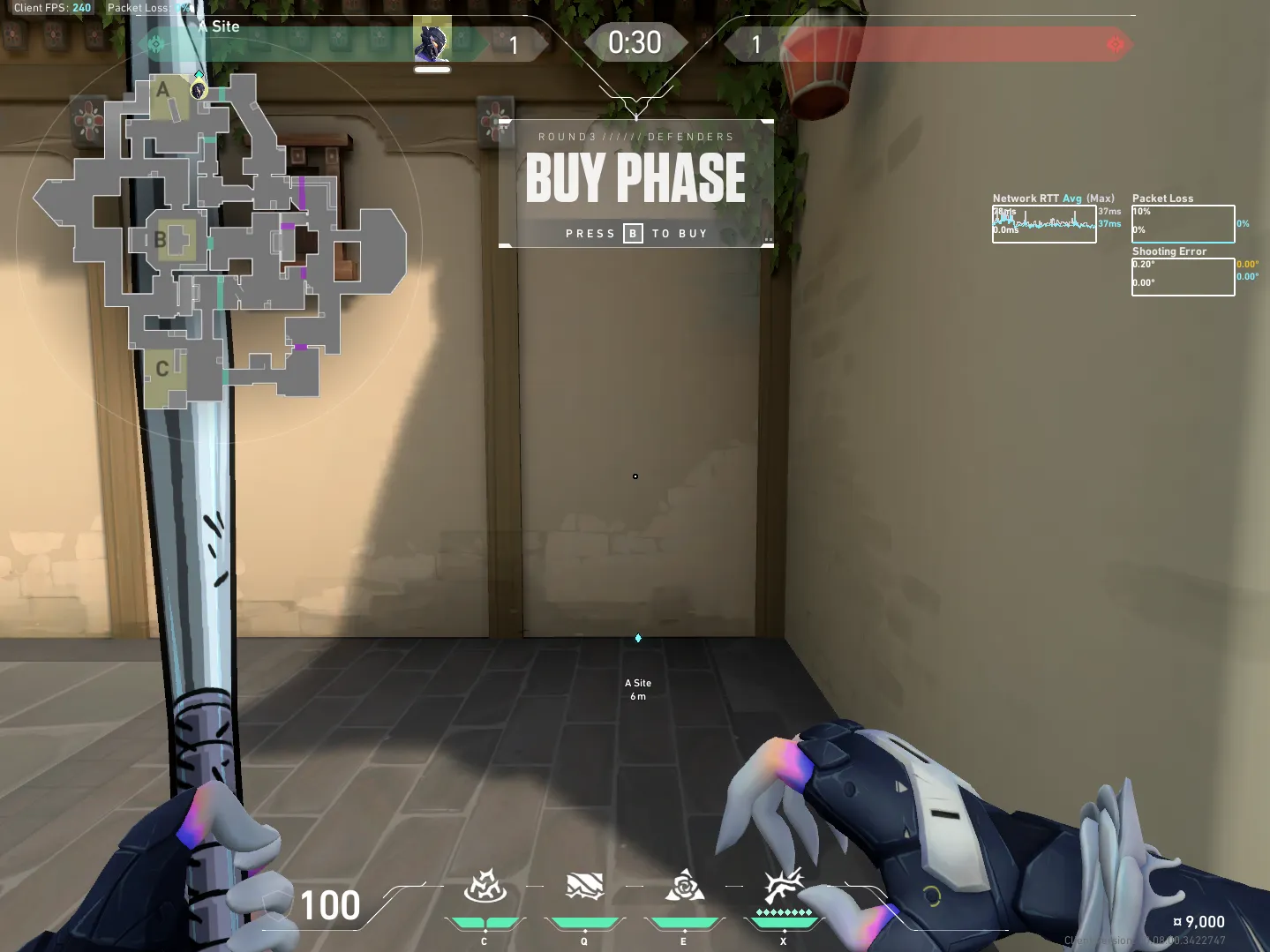 A Site to B Entry — Vyse lineup on Haven