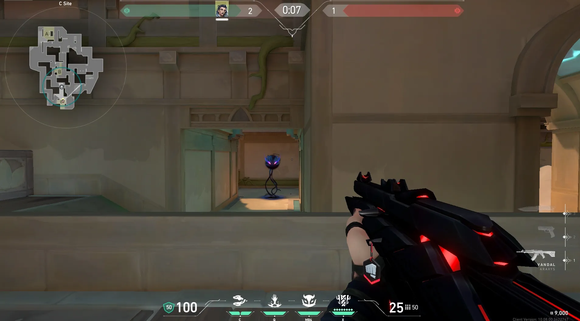 Fade Haunt on Lotus Attack Site C — step 3 of 3: Result