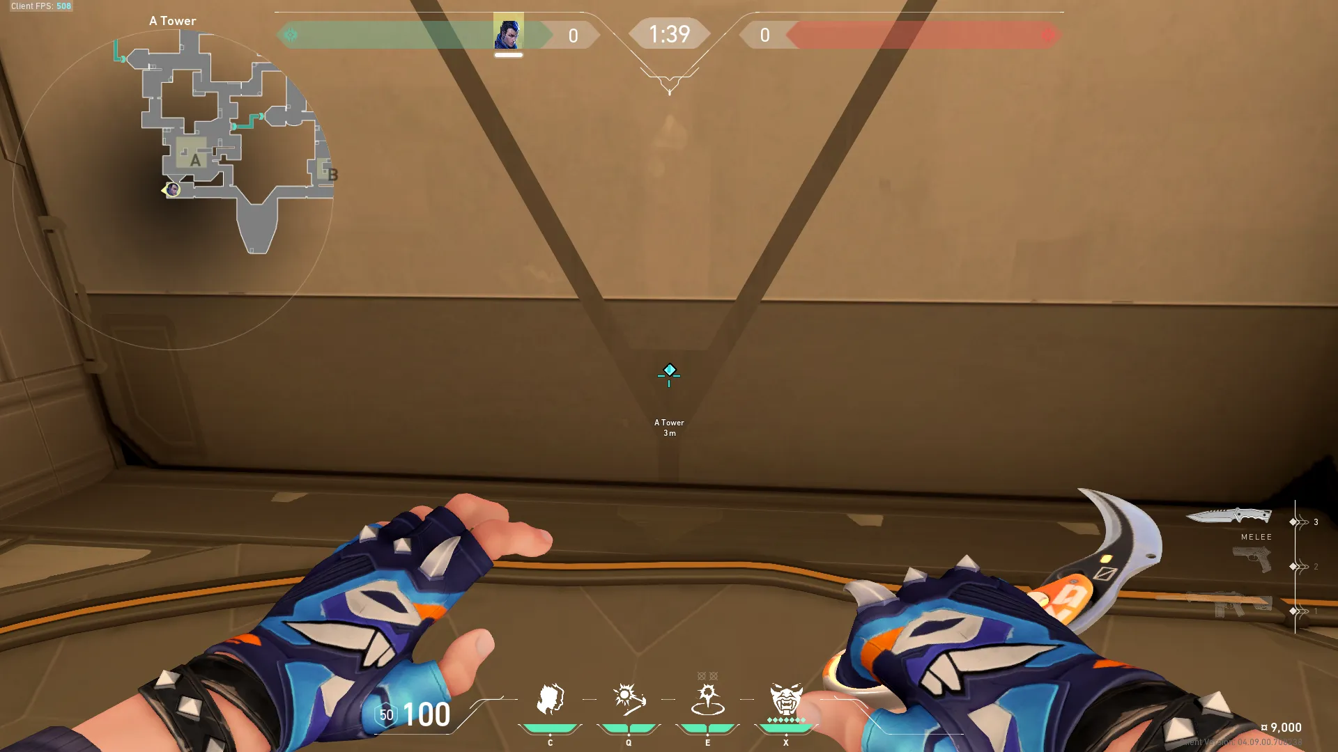 Yoru Gatecrash on Bind Defense Site B — step 1 of 4: Position — where to stand