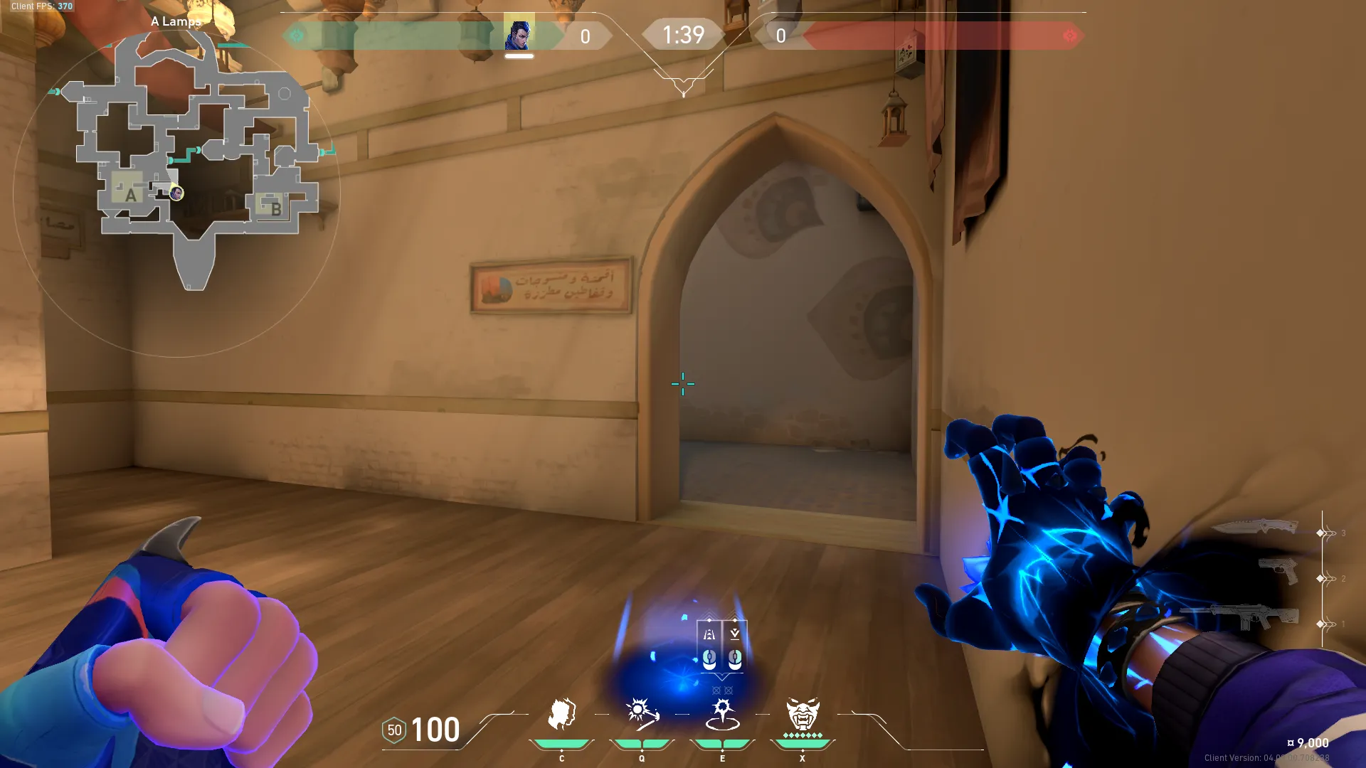 Yoru Gatecrash on Bind Defense Site A — step 2 of 3: Aim — line up the shot