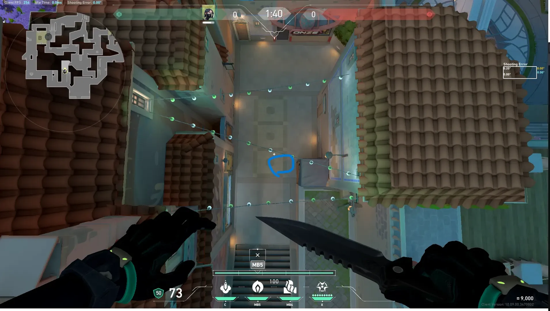 Viper Poison Cloud on Pearl Attack Site B — step 1 of 4: Position — where to stand
