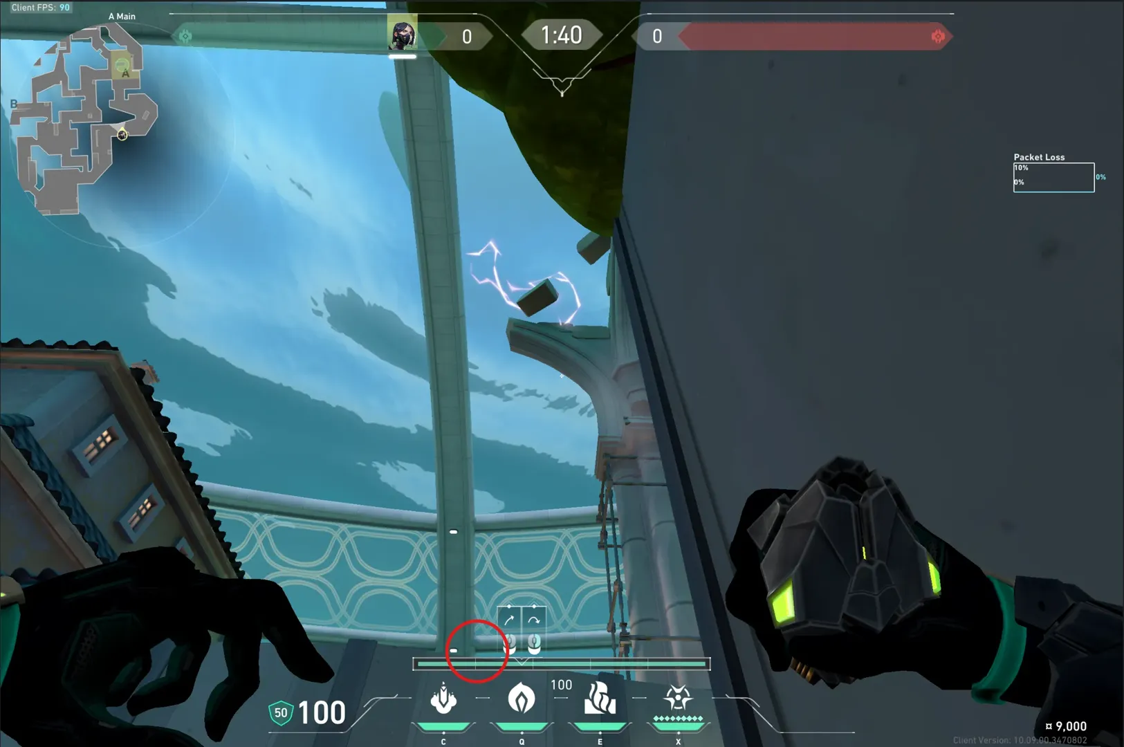 Viper Poison Cloud on Pearl Attack Site A — step 2 of 3: Aim — line up the shot