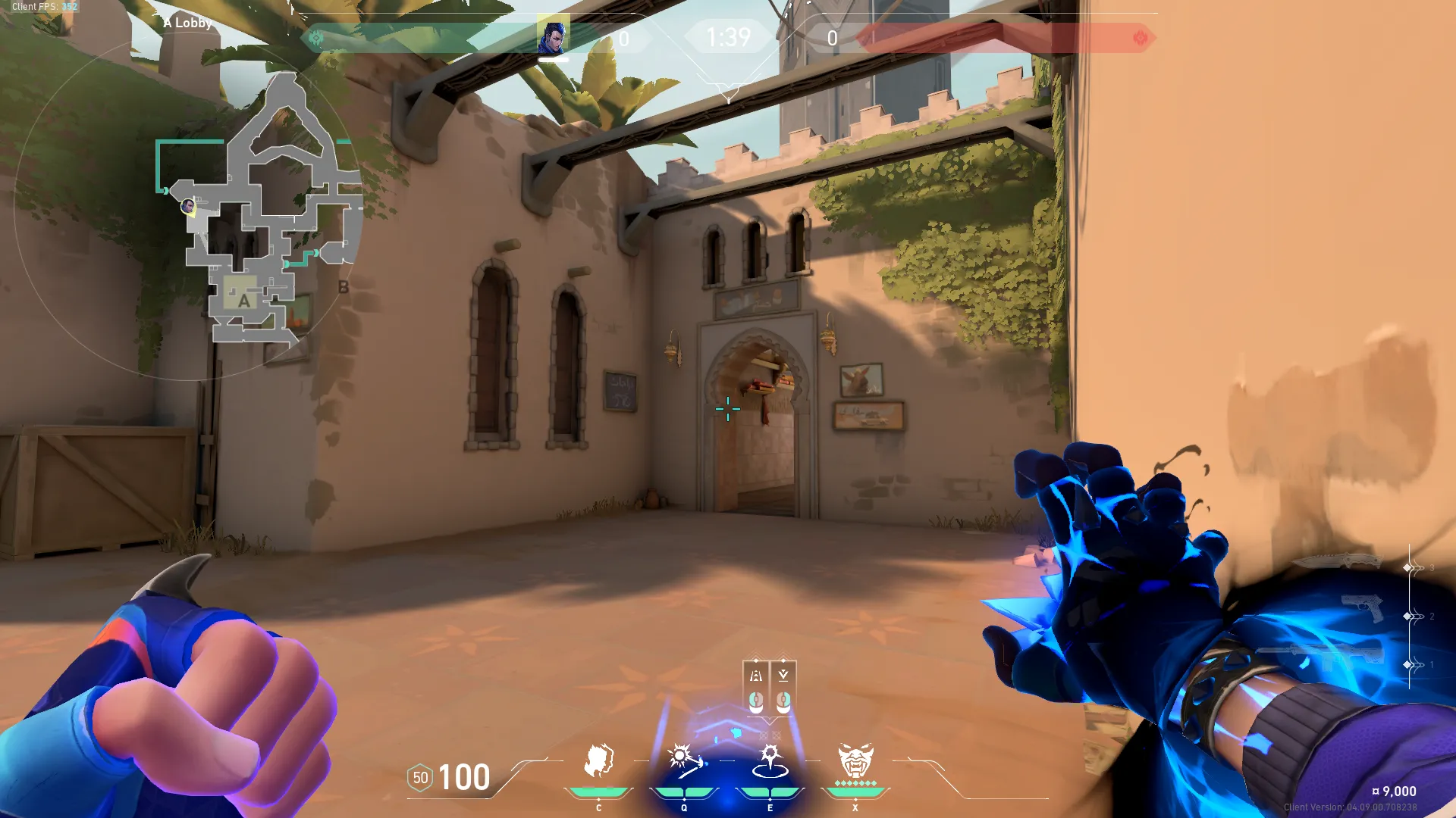 Yoru Gatecrash on Bind Attack Site A — step 2 of 3: Aim — line up the shot