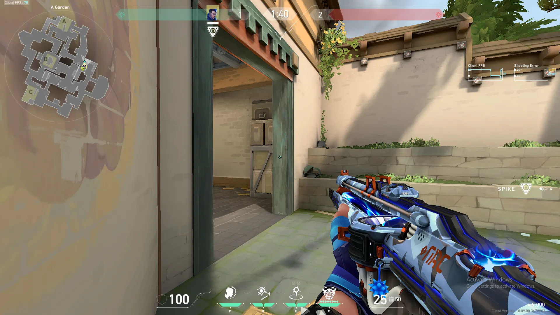 Yoru Blindside on Haven Attack Site A — step 2 of 4: Aim — line up the shot