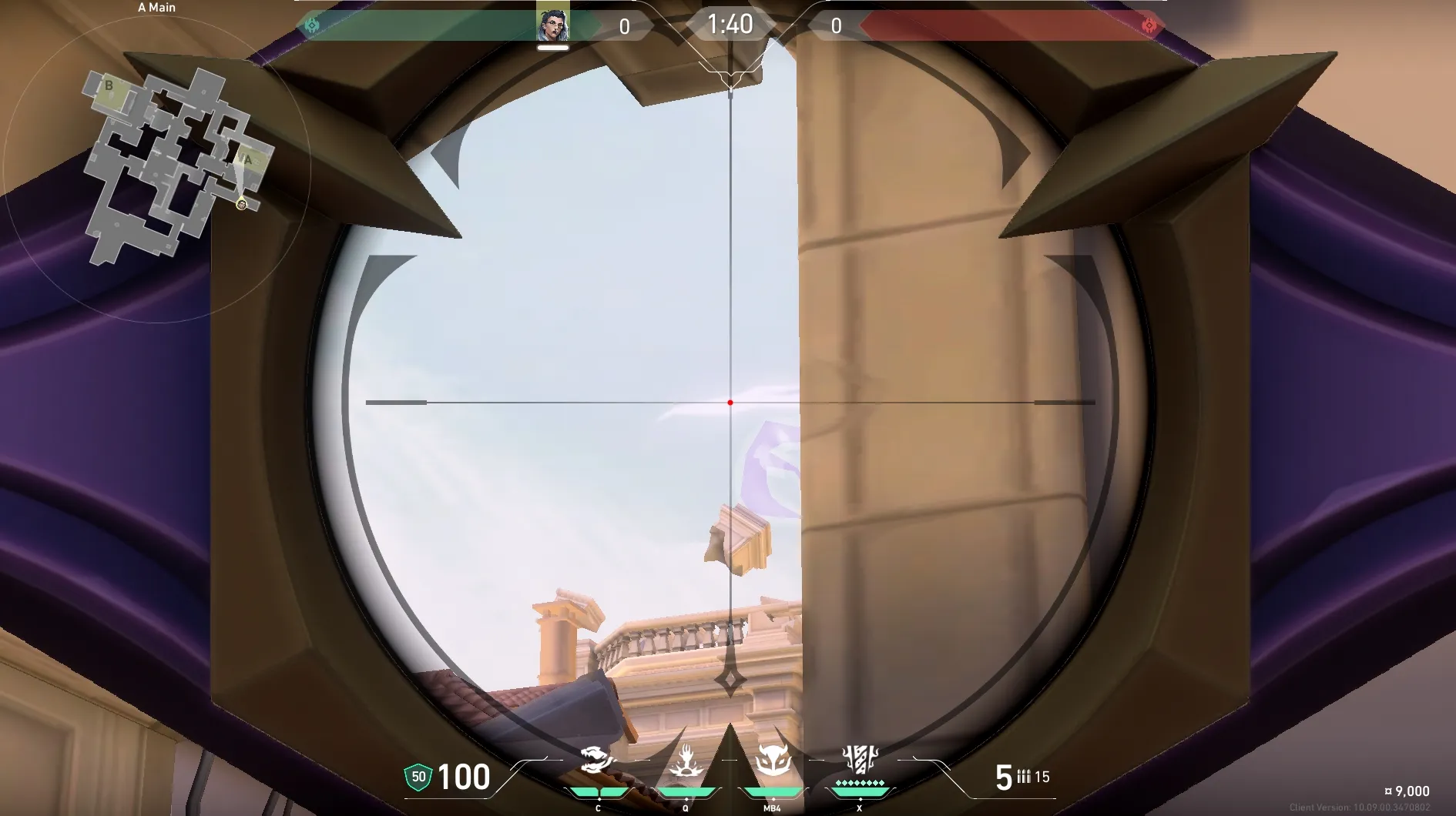 Fade Haunt on Ascent Attack Site A — step 3 of 5: Aim — line up the shot
