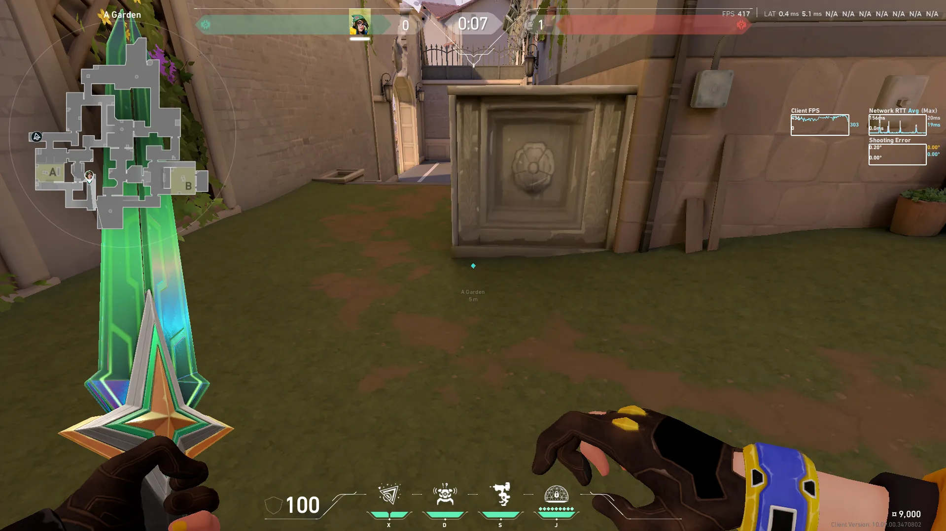 Killjoy Nanoswarm on Ascent Defense Site A — step 1 of 4: Position — where to stand