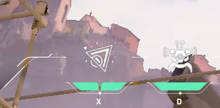 Killjoy Nanoswarm on Ascent Defense Site A — step 3 of 4: Aim — line up the shot