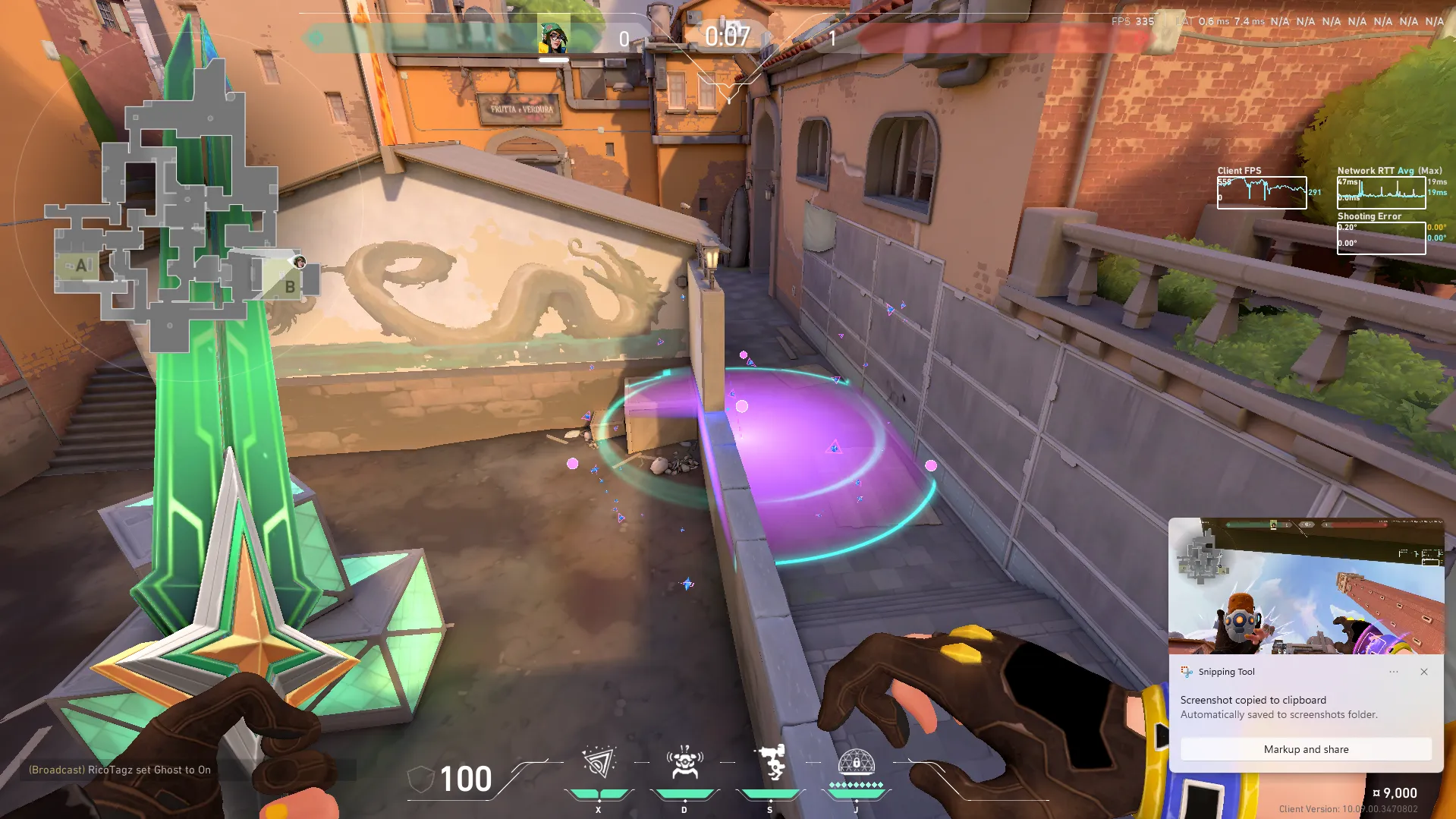 Killjoy Nanoswarm on Ascent Attack Site B — step 3 of 3: Result