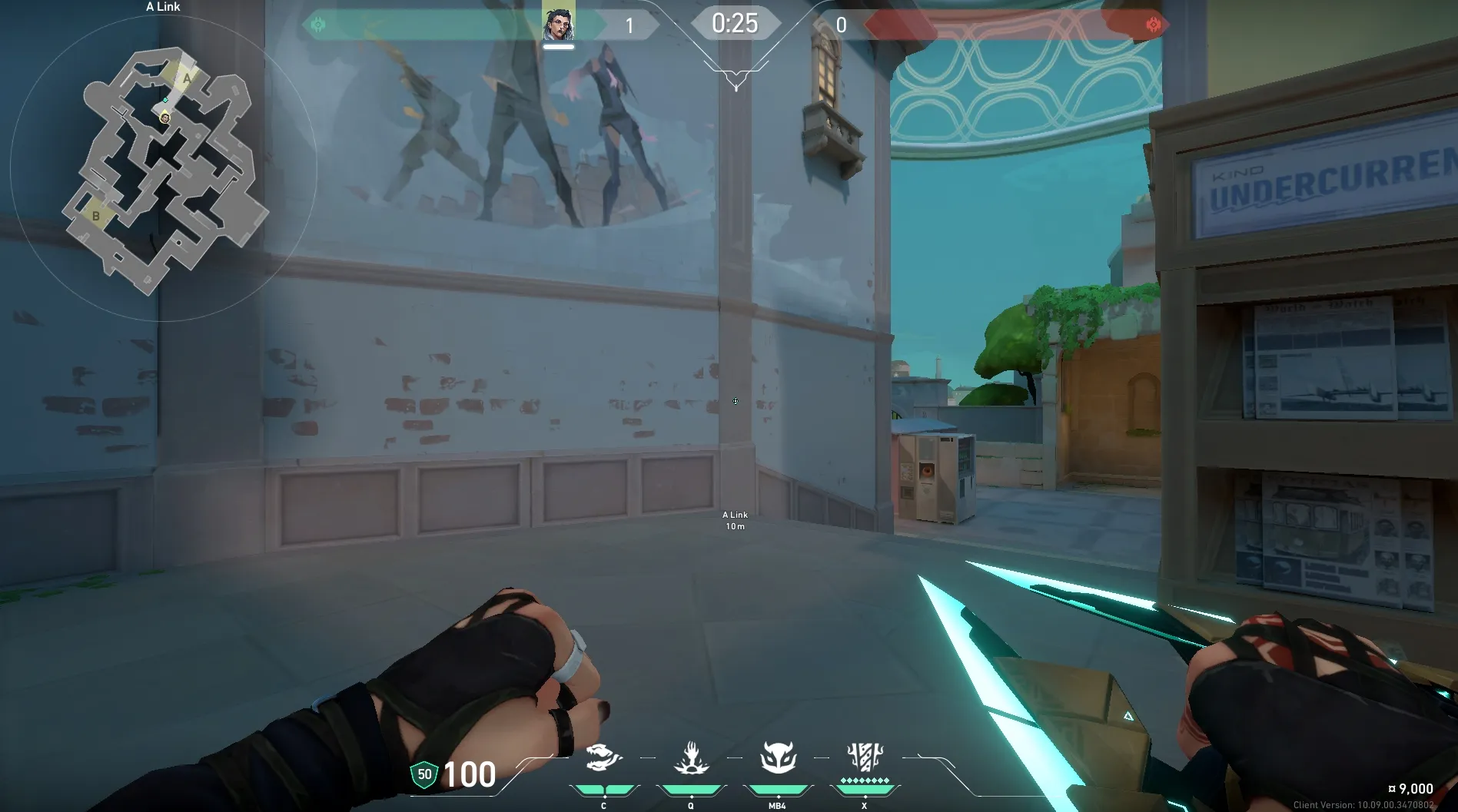 Fade Haunt on Pearl Defense Site A — step 1 of 4: Position — where to stand