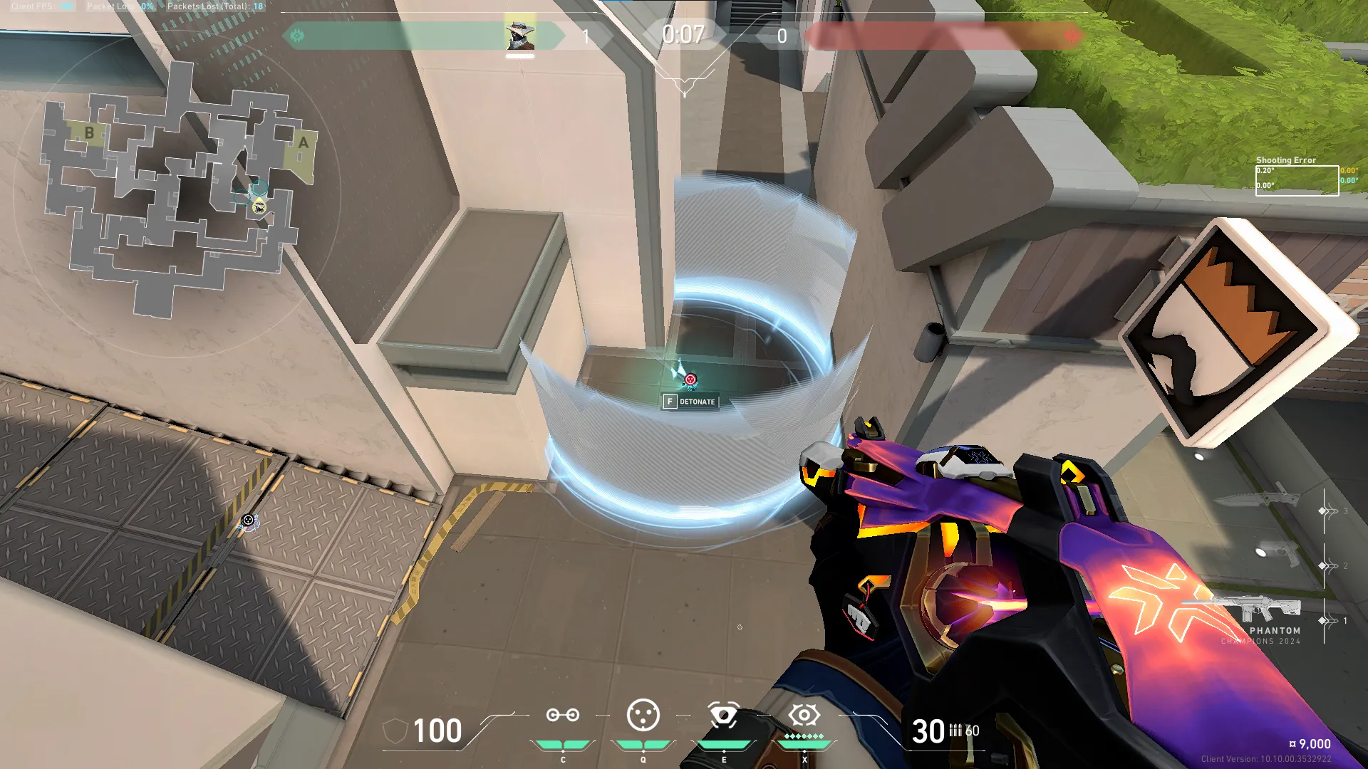 Cypher Cyber Cage on Split Attack Site A — step 7 of 7: Result