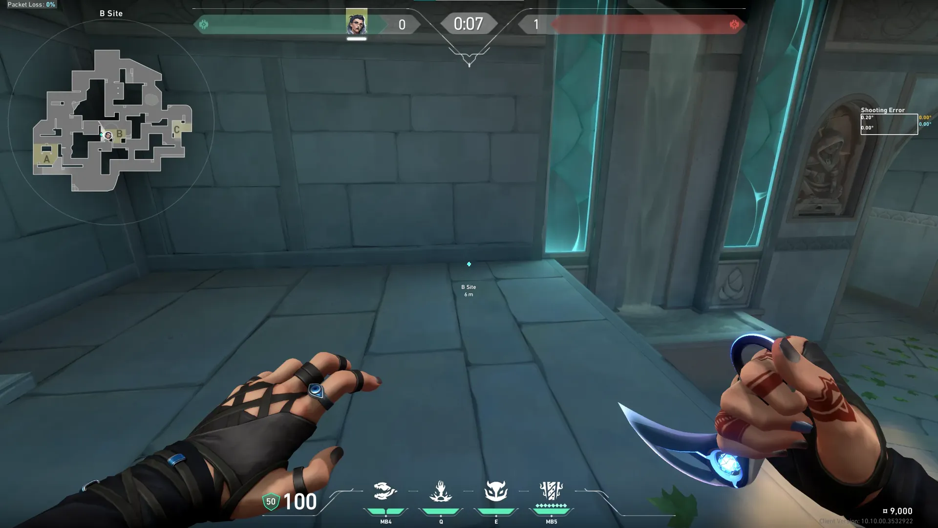 Fade Haunt on Lotus Defense Site C — step 1 of 5: Position — where to stand