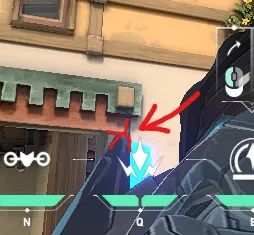 Sova Recon Bolt on Haven Attack Site A — step 2 of 3: Aim — line up the shot