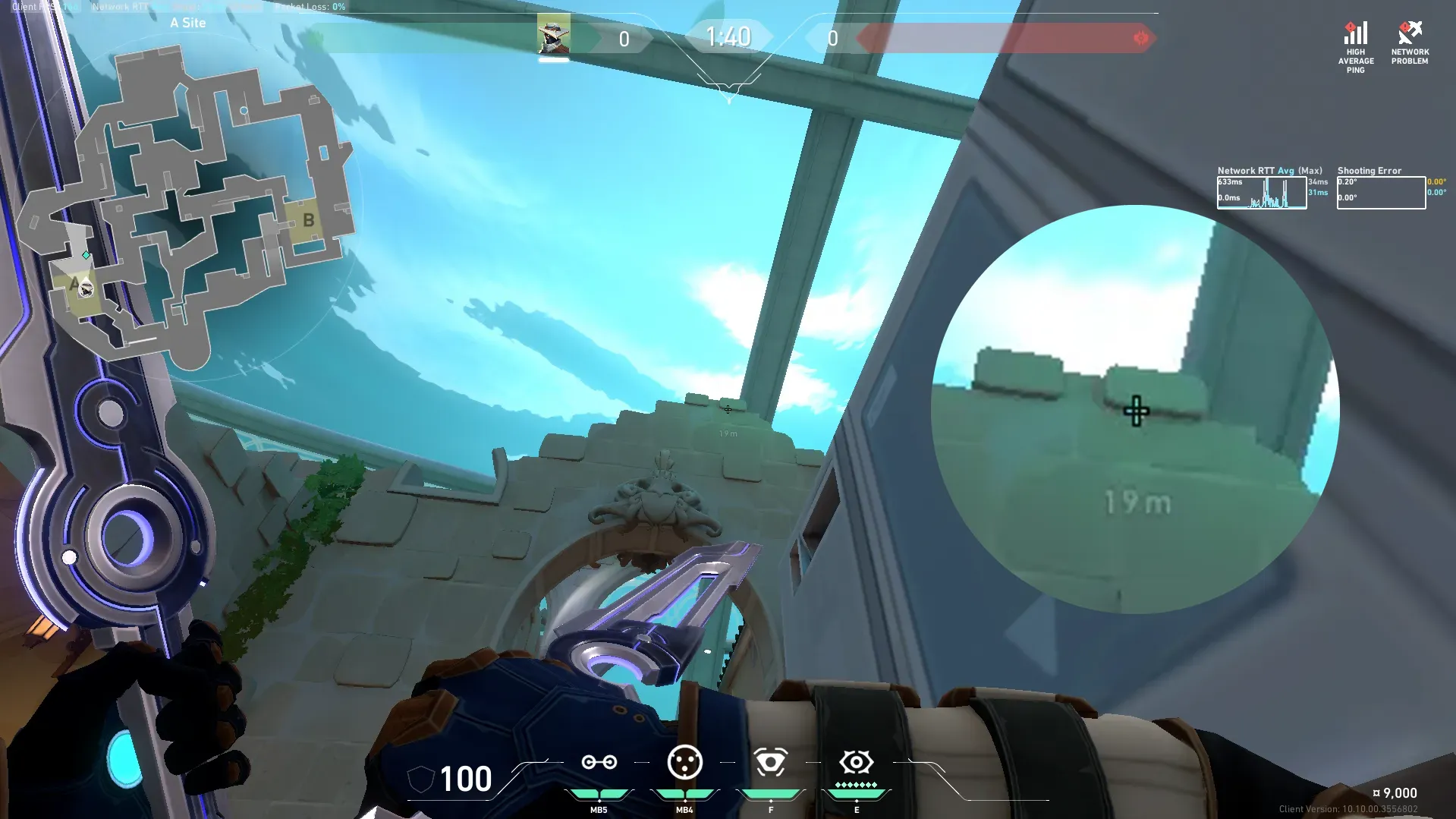 Cypher Cyber Cage on Pearl Defense Site A — step 2 of 5: Aim — line up the shot