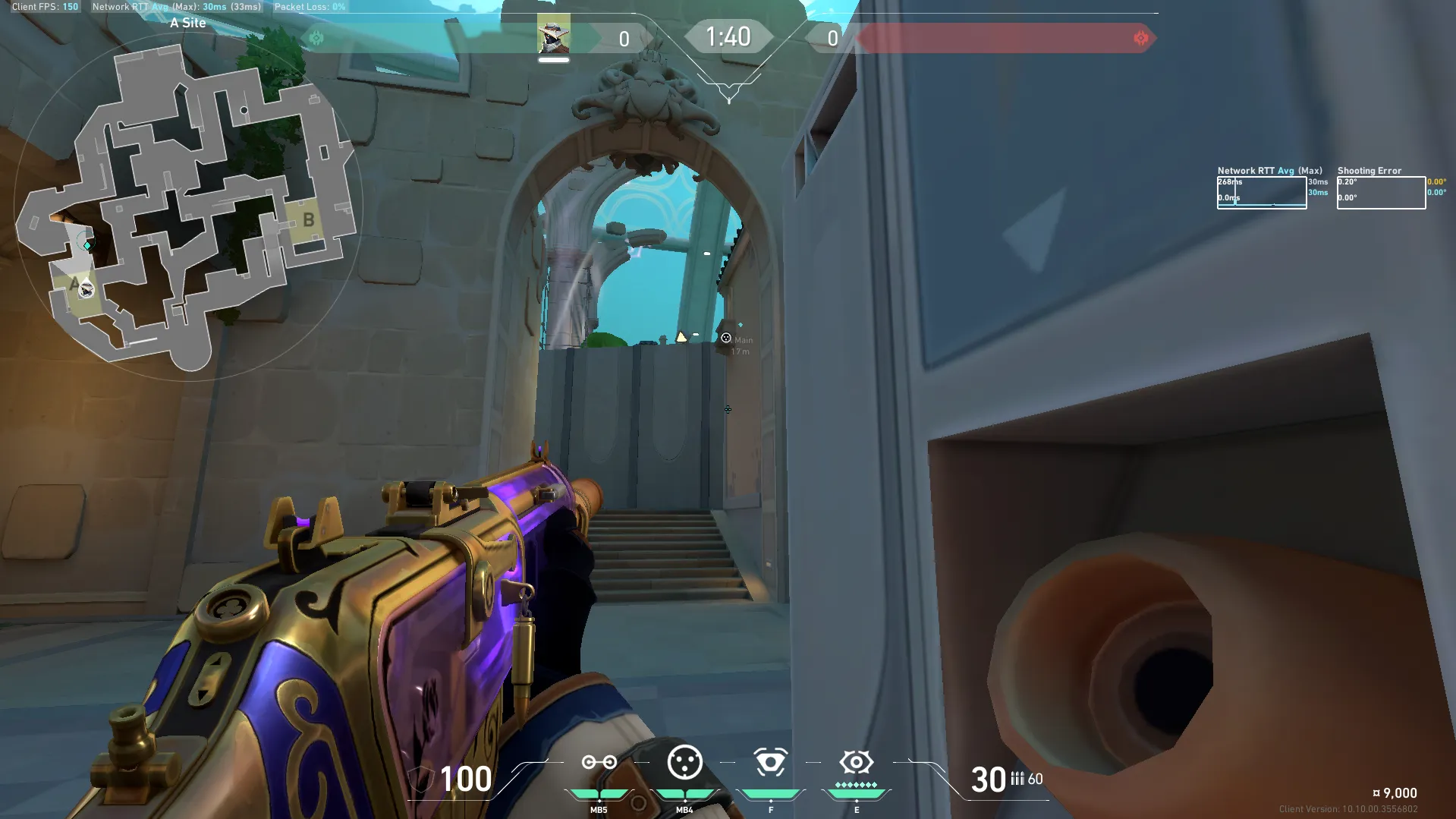 Cypher Cyber Cage on Pearl Defense Site A — step 3 of 5: Aim — line up the shot