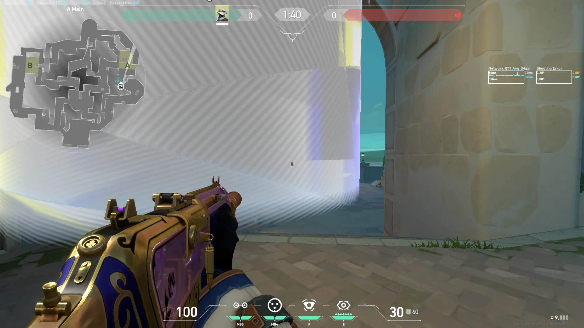 Cypher Cyber Cage on Pearl Defense Site A — step 4 of 5: Aim — line up the shot