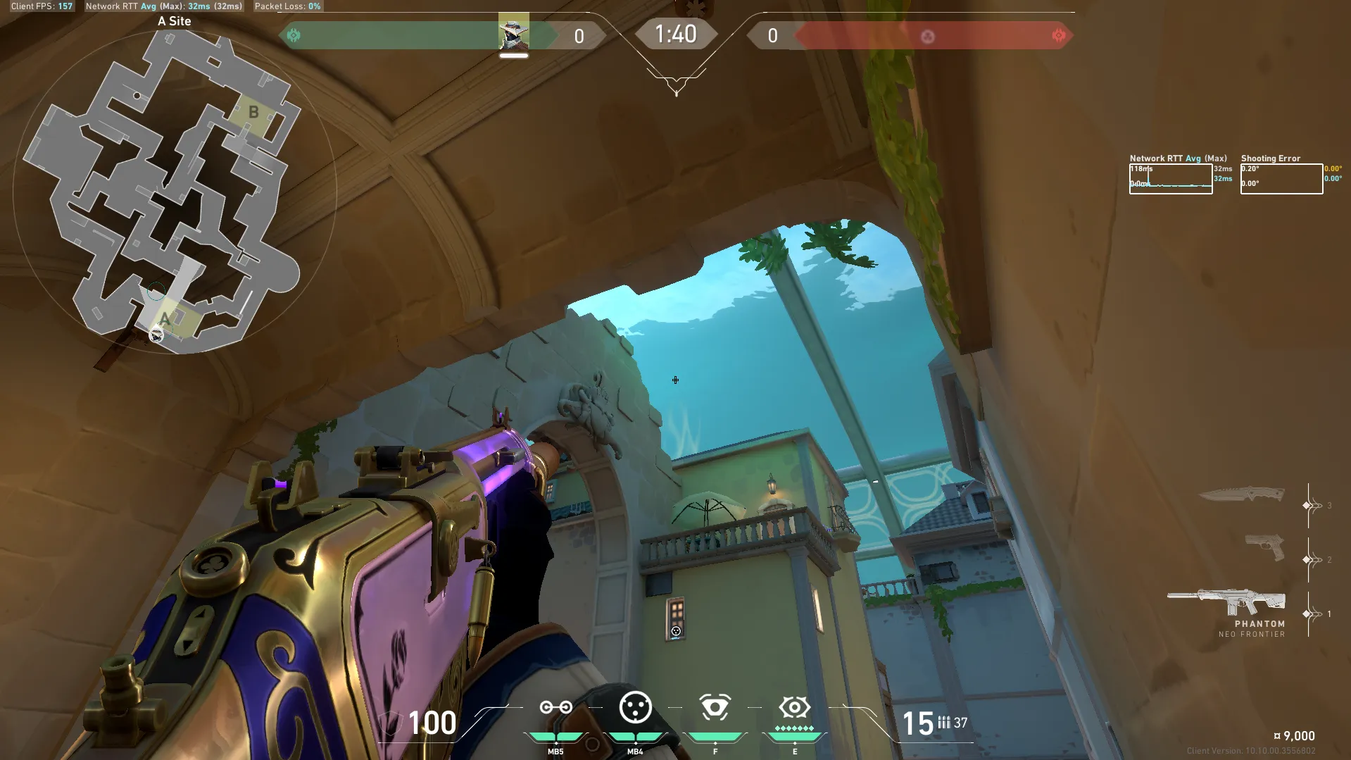 Cypher Cyber Cage on Pearl Defense Site A — step 3 of 5: Aim — line up the shot