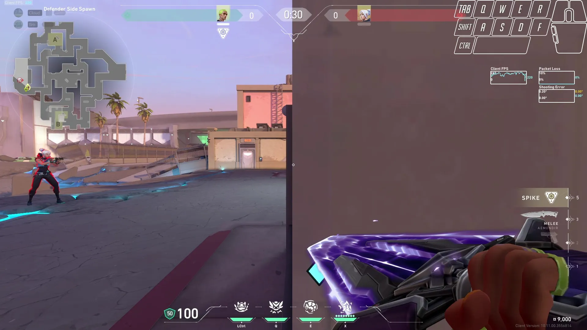 Gekko Mosh Pit on Sunset Defense Site B — step 2 of 4: Aim — line up the shot