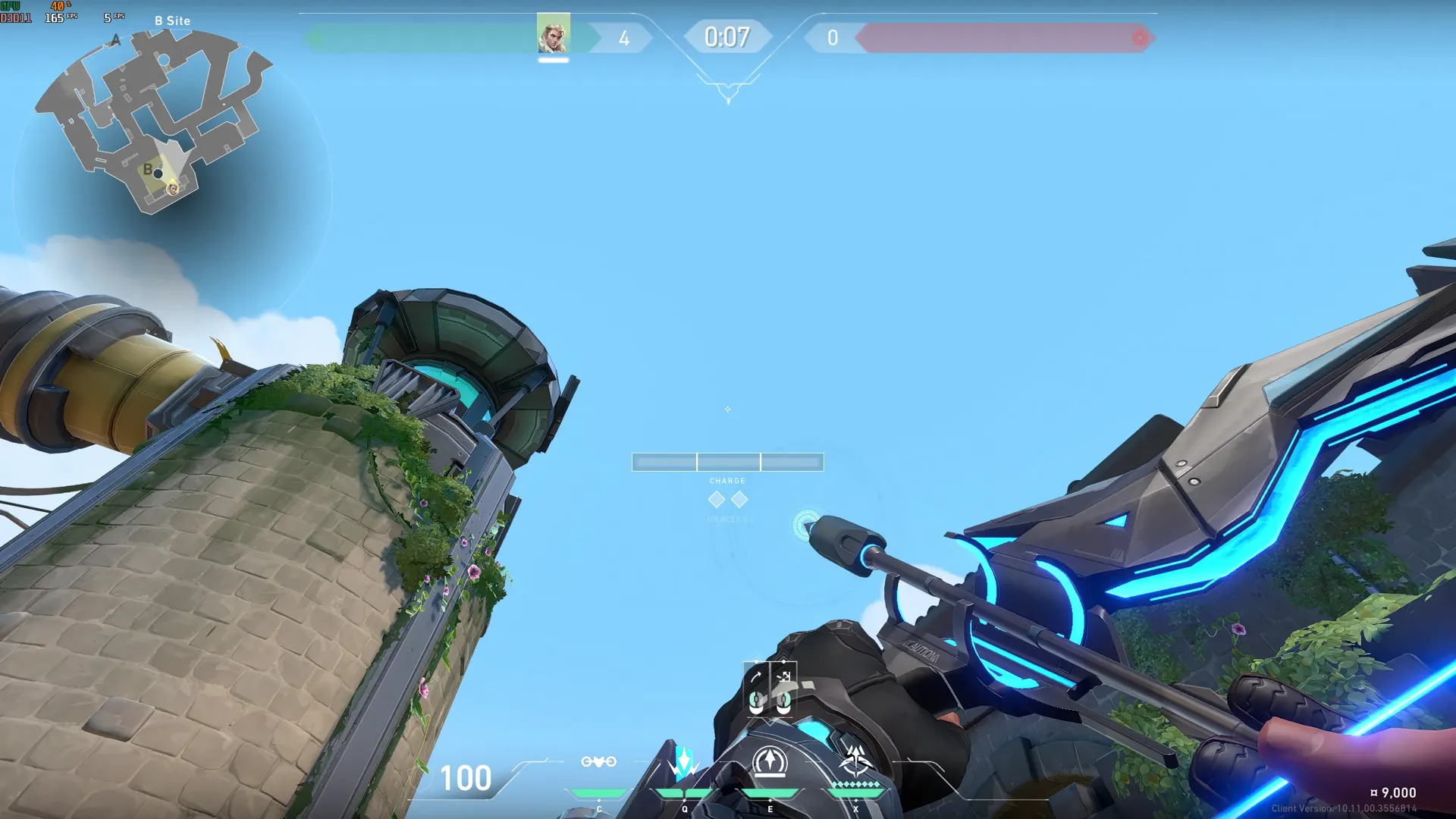 Sova Recon Bolt on Breeze Defense Mid — step 2 of 3: Aim — line up the shot