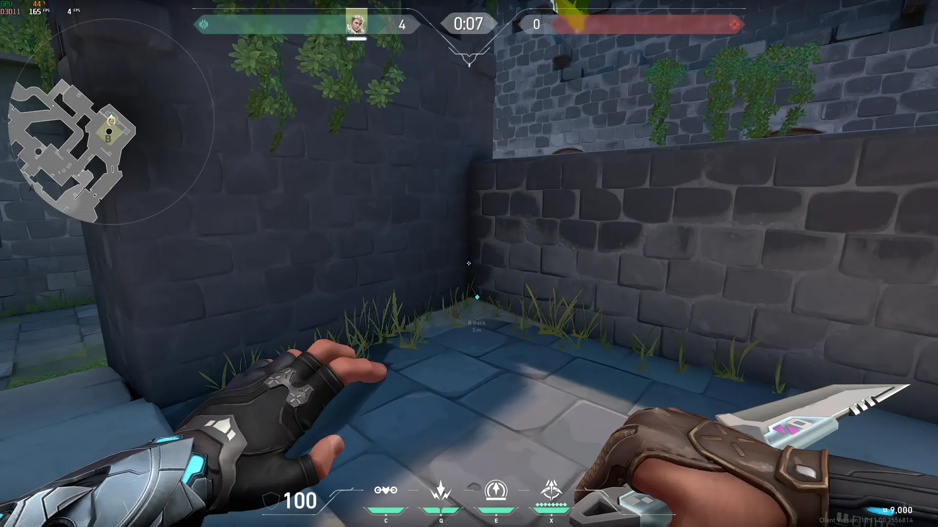 Sova Recon Bolt on Breeze Defense Site A — step 1 of 3: Position — where to stand